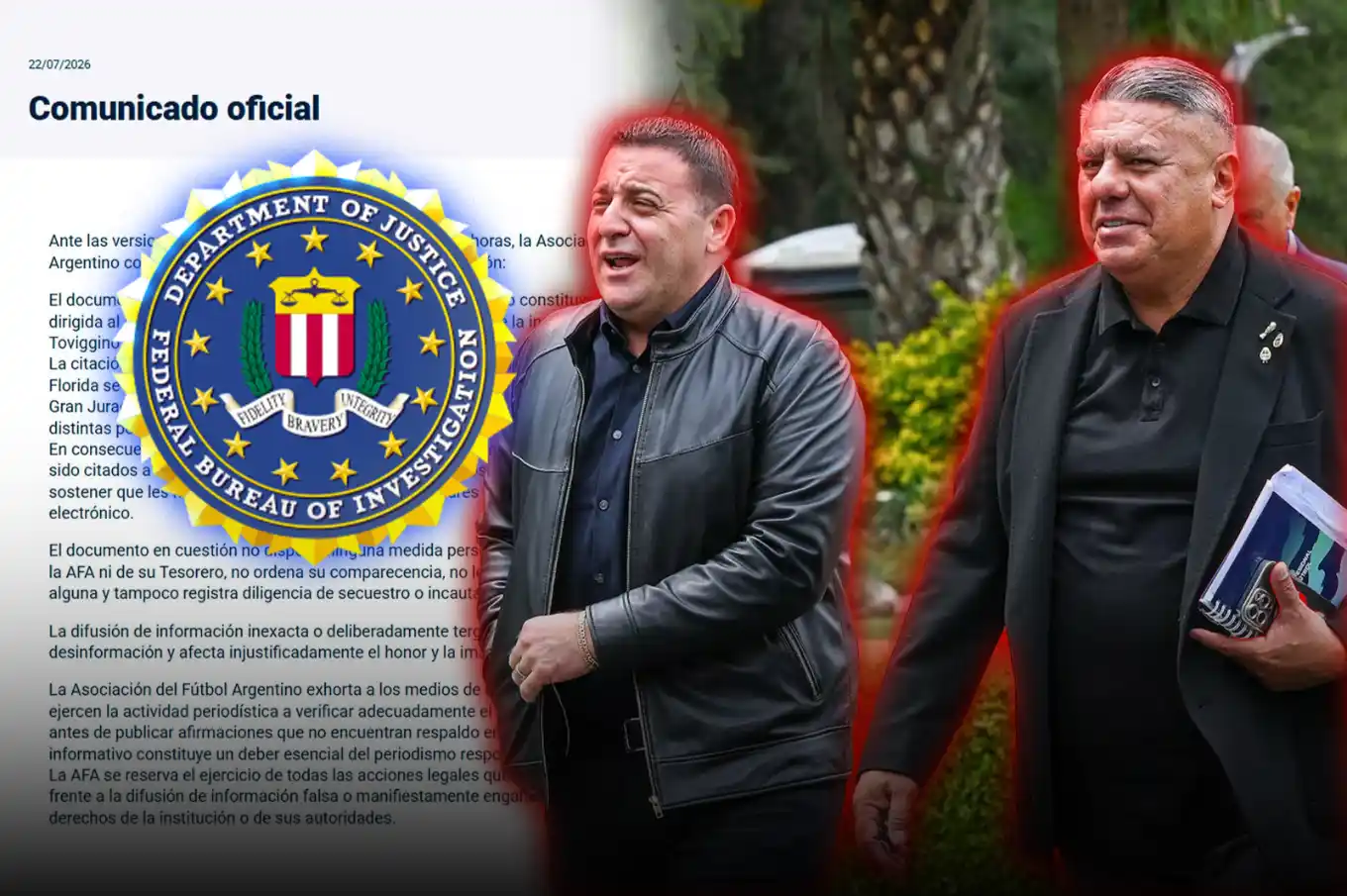 La AFA negó que Tapia y Toviggino hayan sido citados por la Justicia de Estados Unidos