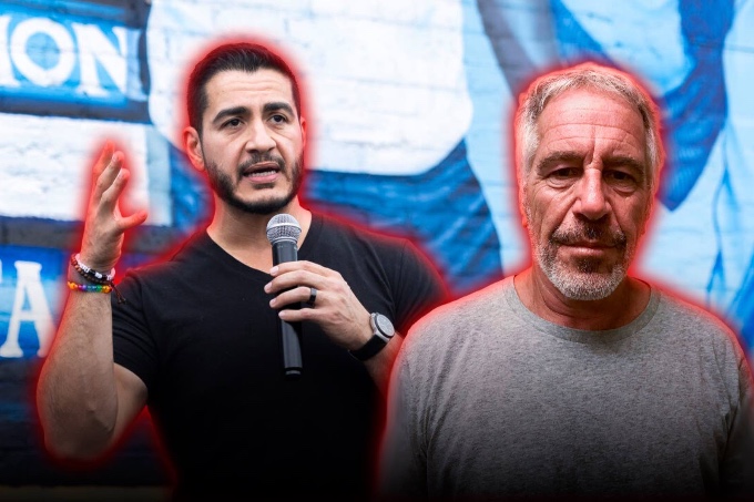 An extreme left Democratic candidate received millions for his campaign from businessmen linked to Epstein