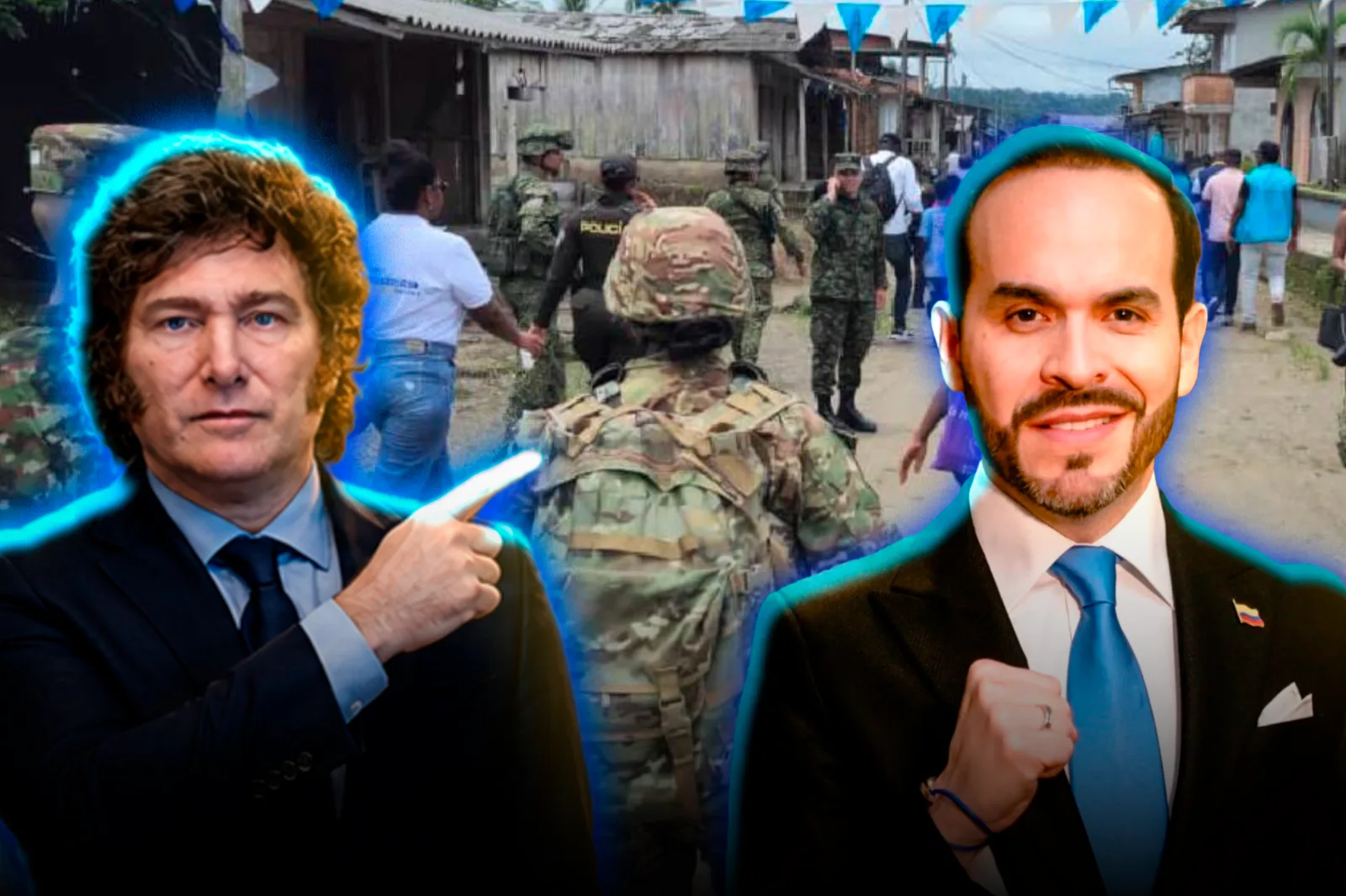 Abelardo de la Espriella saludó y agradeció a las tropas argentinas por su ayuda tras el terremoto