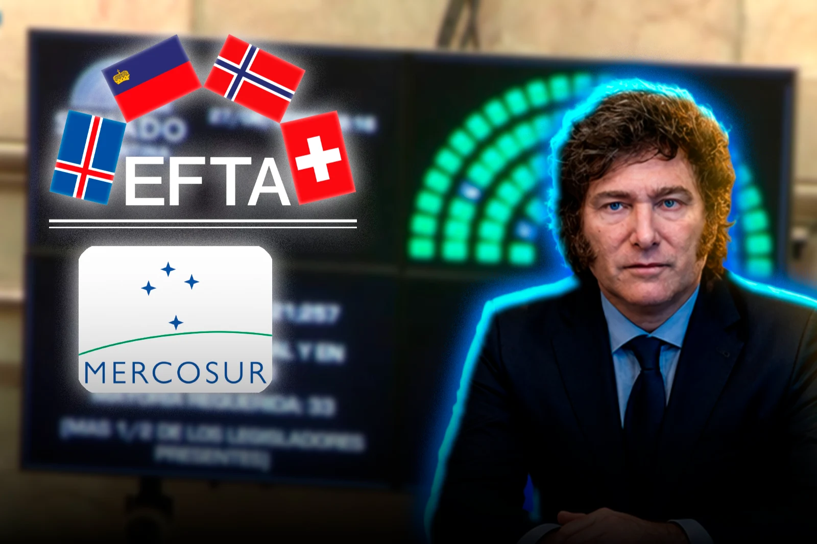 El Senado aprobó por unanimidad el histórico tratado de libre comercio entre Mercosur y EFTA