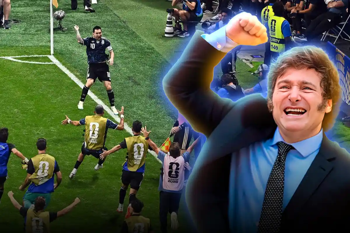 Milei celebró el pase de Argentina a la final: “Argentina no se rinde”