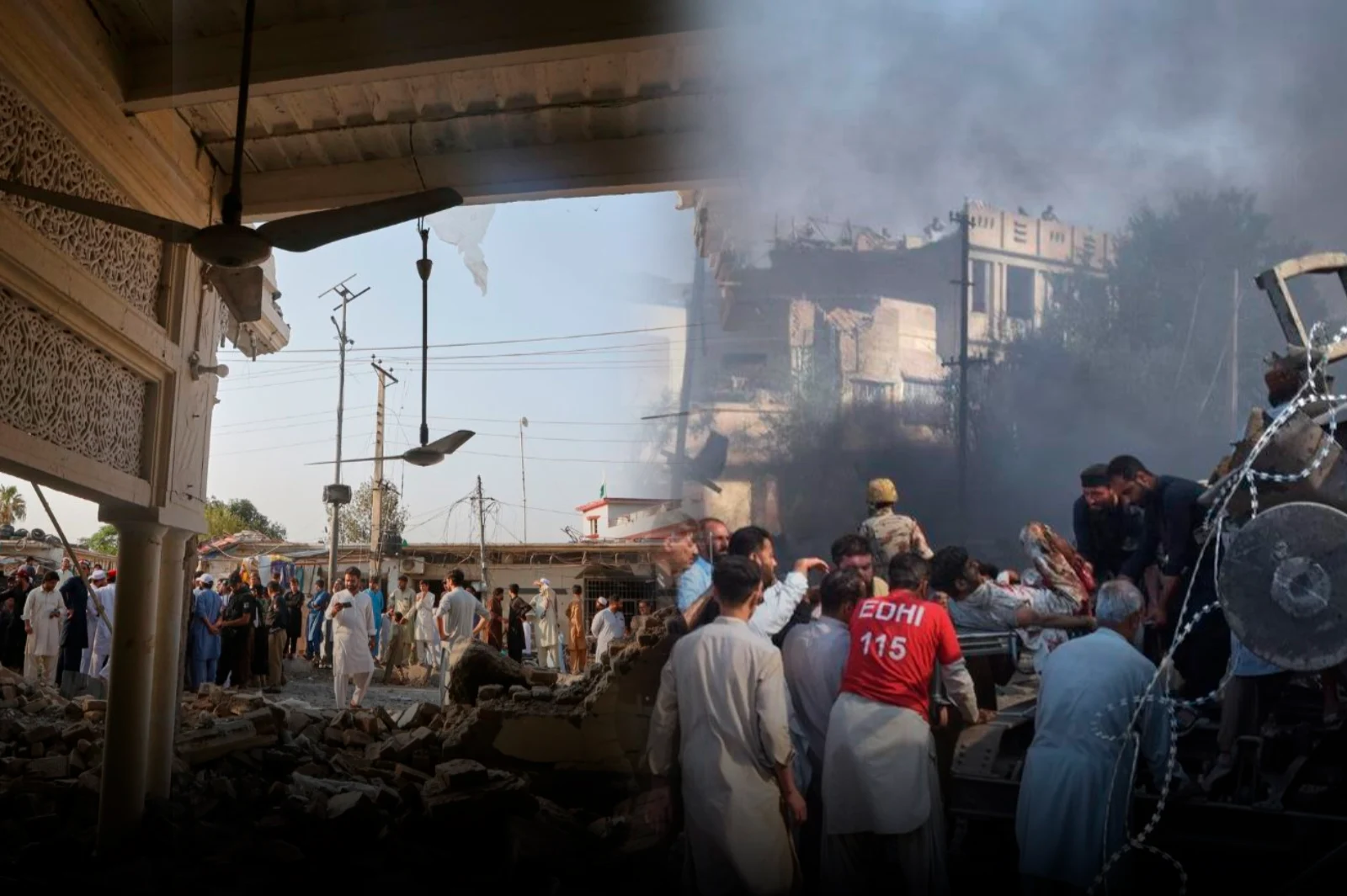 Un atentado suicida contra una mezquita en Pakistán dejó al menos 21 muertos y más de 100 heridos