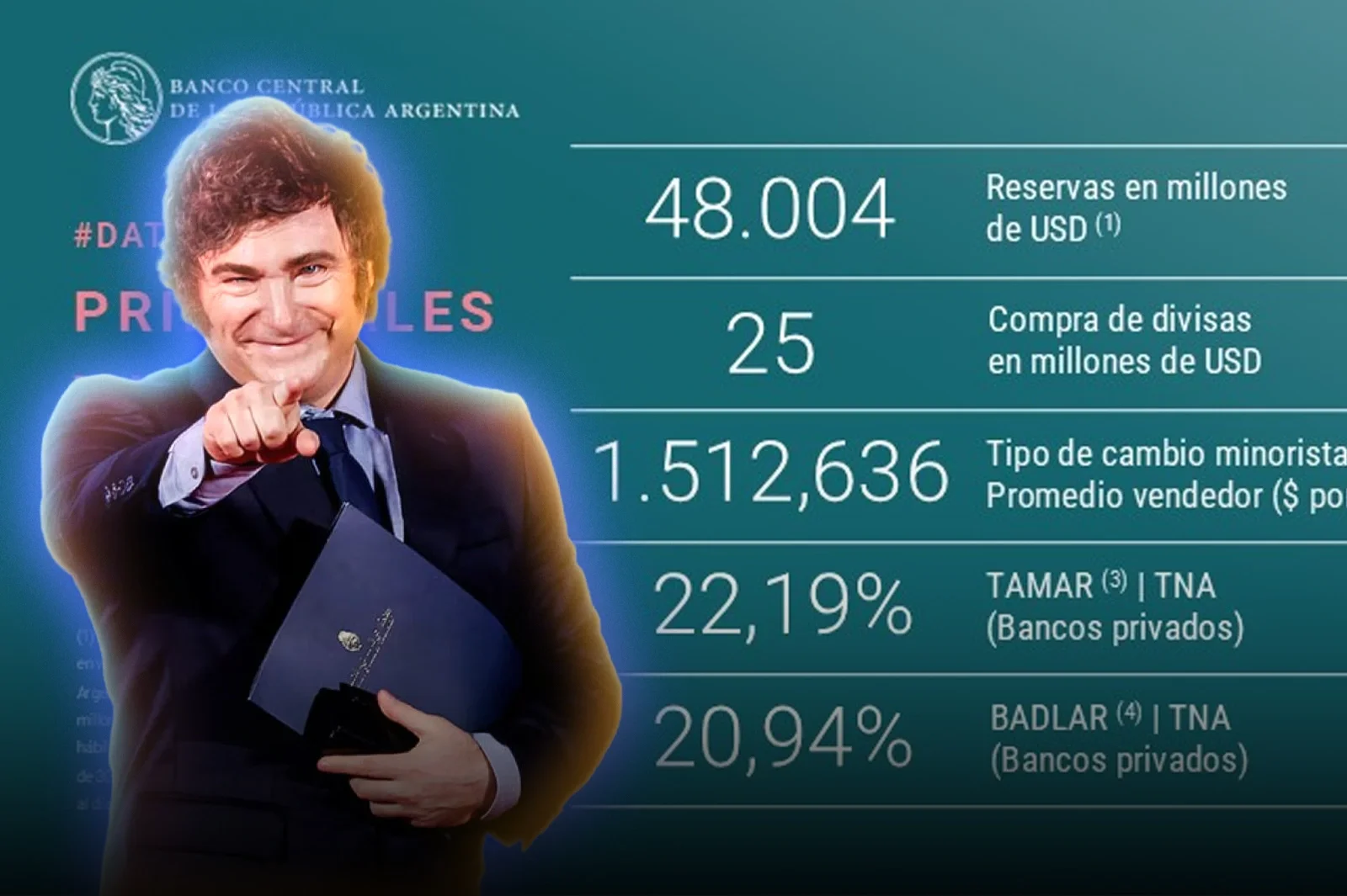 The Central Bank bought USD 25 million and reserves have already surpassed USD 48 billion