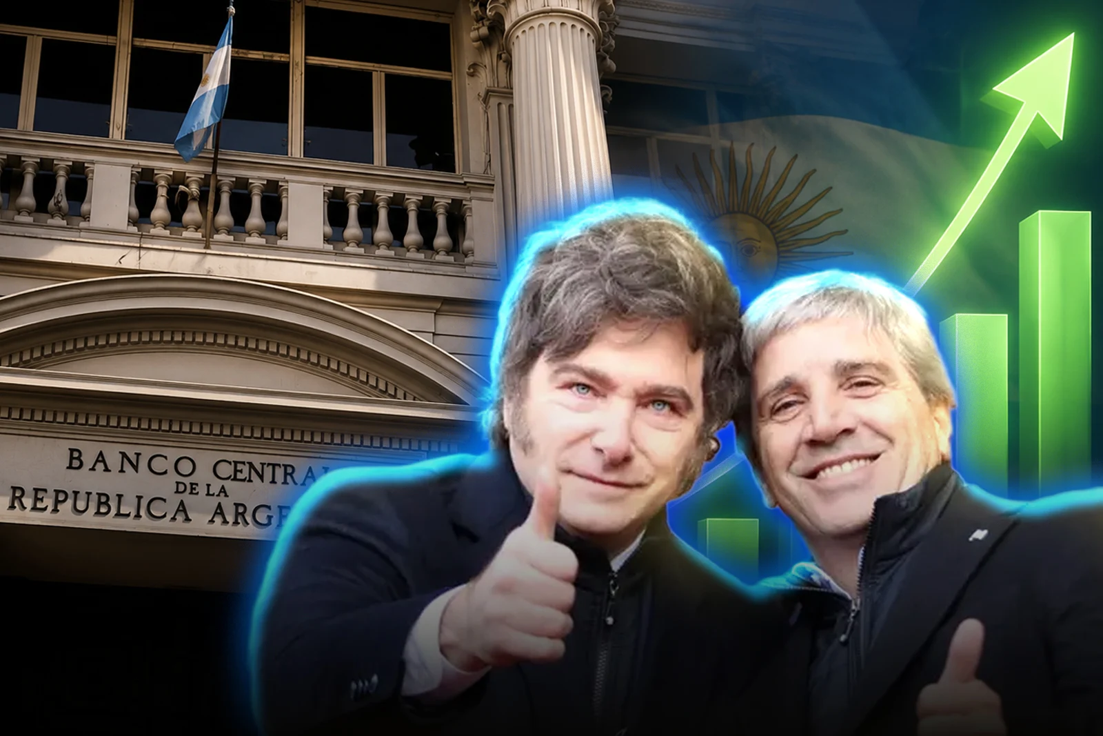 Javier Milei and Luis Caputo