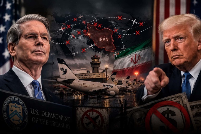 Total air blockade against Iran: Trump will expel countries that assist the regime's planes from the dollar system