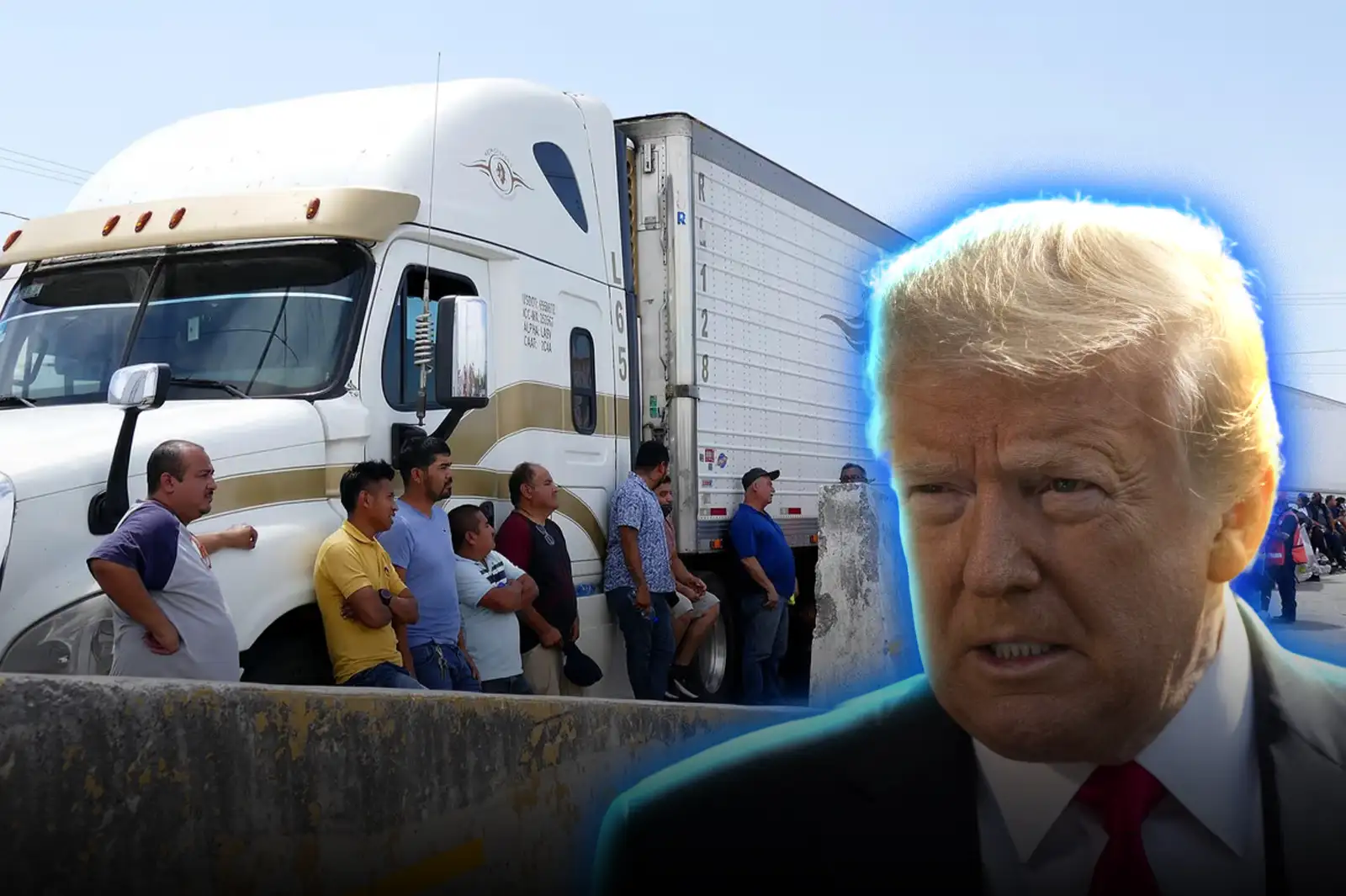 Donald Trump announced a historic plan to replace illegal truck drivers with war veterans