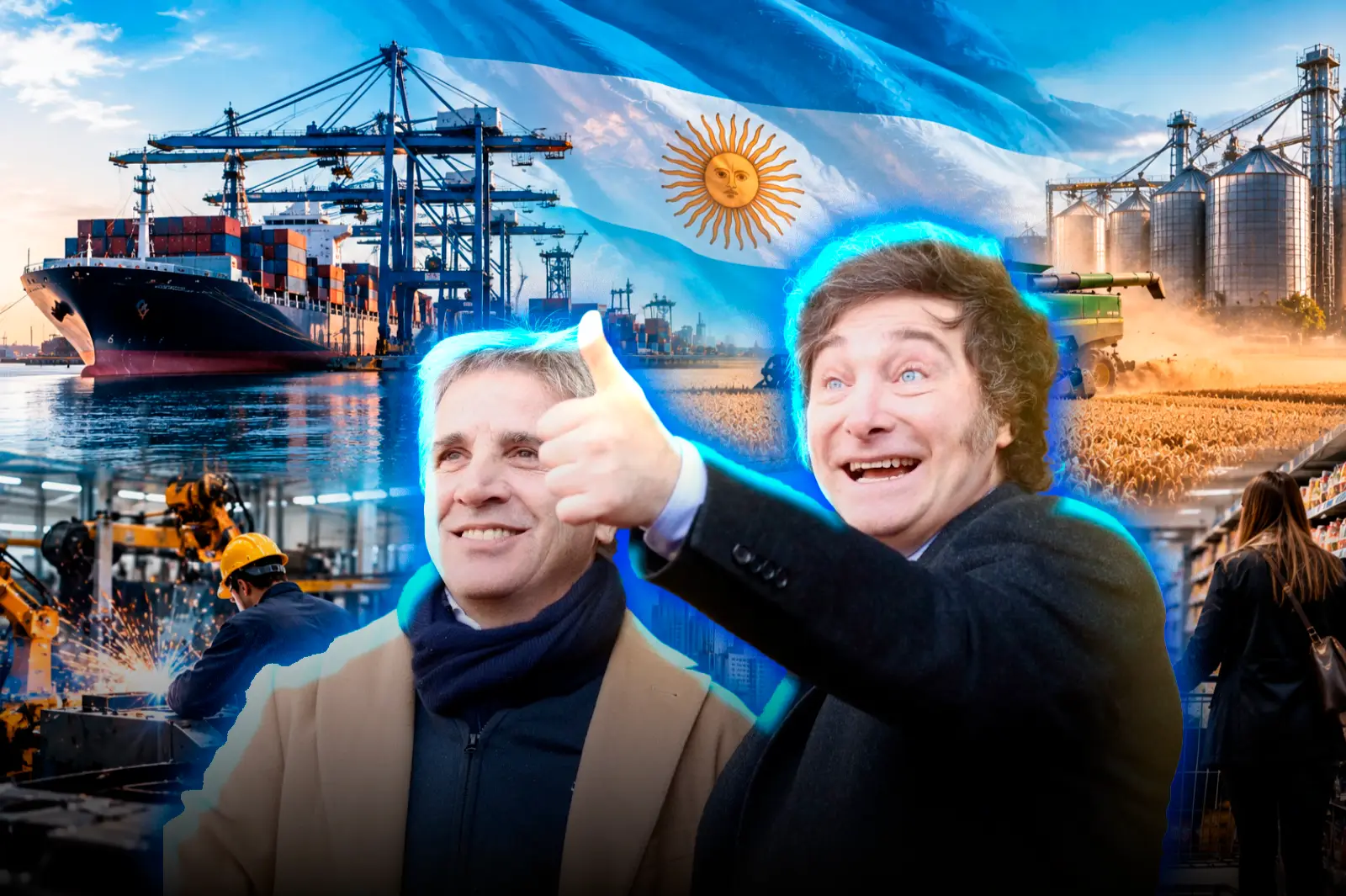 La economía argentina creció 2,2% en el primer semestre en relación a igual periodo de 2025