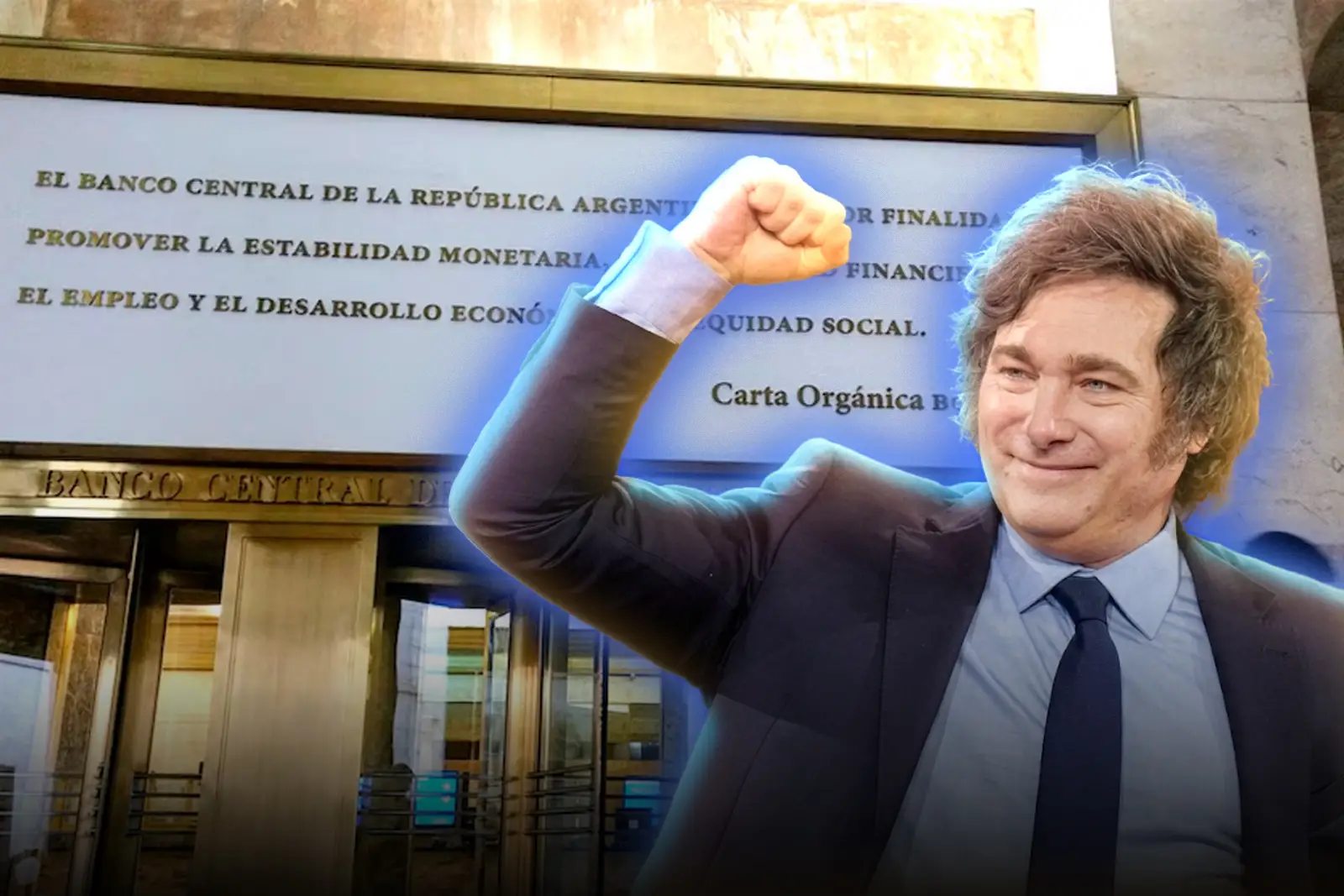The president, Javier Milei