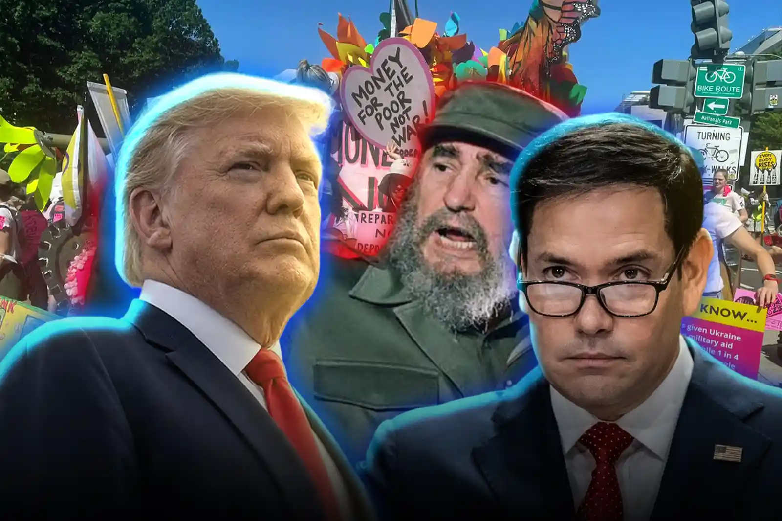The White House revealed a plan by leftist groups linked to Cuba to attack military bases and ICE centers