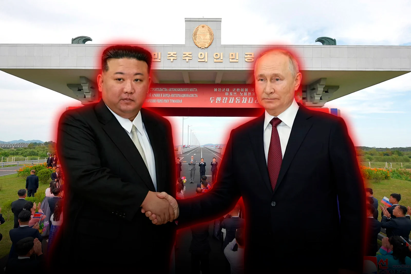 Corea del Norte y Rusia inauguraron un puente que conecta ambos países para fortalecer la cooperación logística