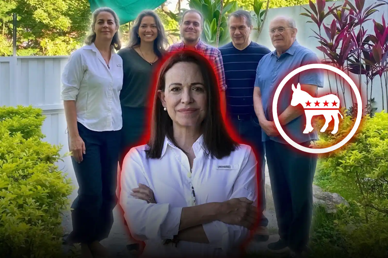 Una denuncia explosiva revela los fuertes vínculos del entorno de María Corina Machado con el Partido Demócrata de EEUU