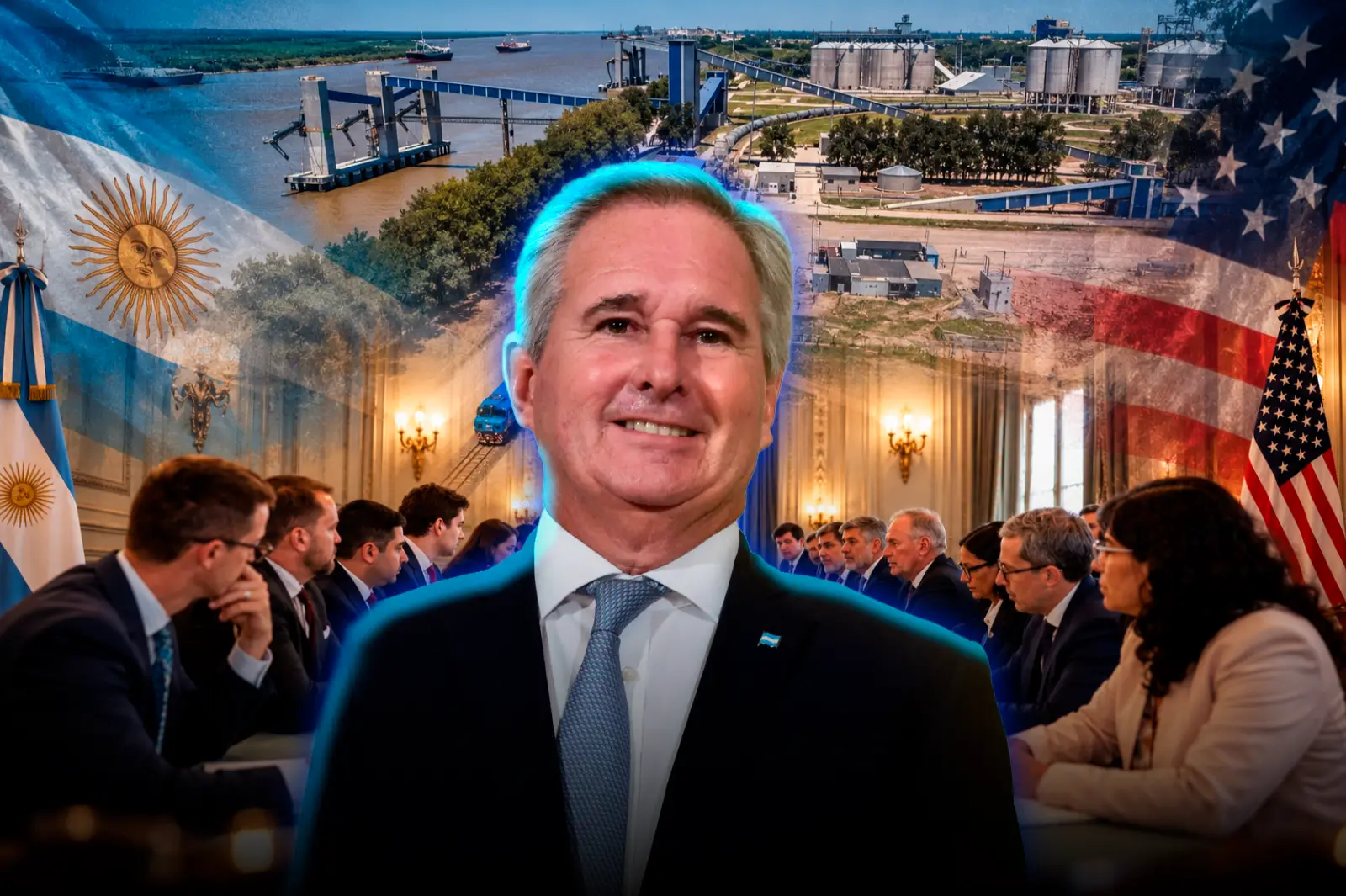 Corredor Andes-Atlántico: Quirno recibió a una delegación de EEUU para avanzar con las inversiones