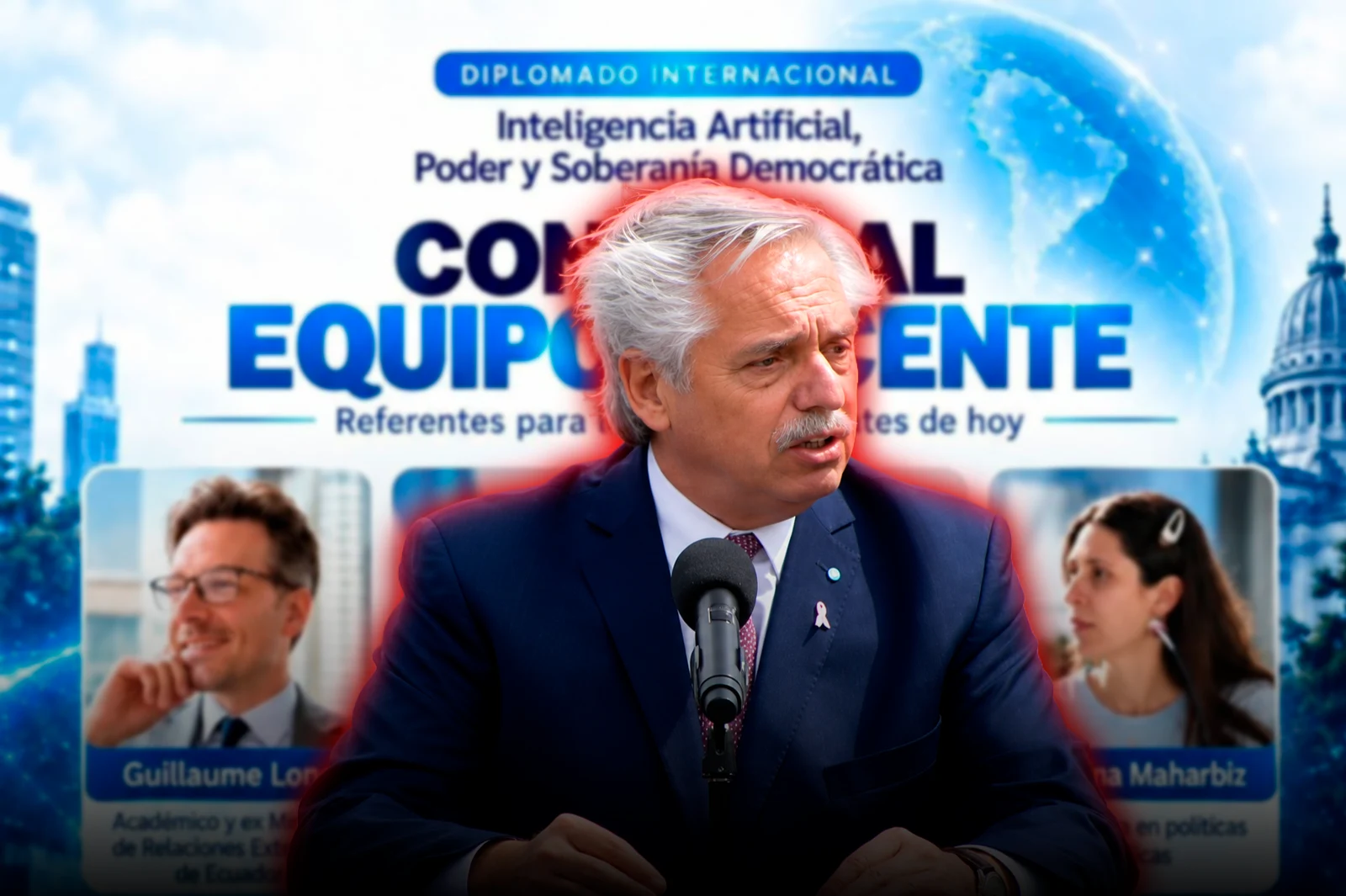 Alberto Fernández dará un curso de IA junto al excanciller de Correa y dirigentes del Grupo Puebla