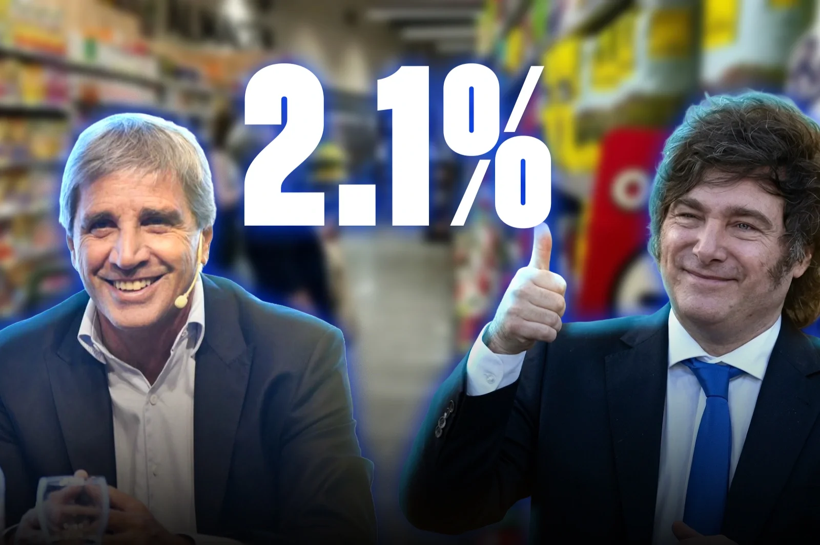 Gracias a Milei, la inflación de mayo bajó al 2,1% y marcó una nueva desaceleración