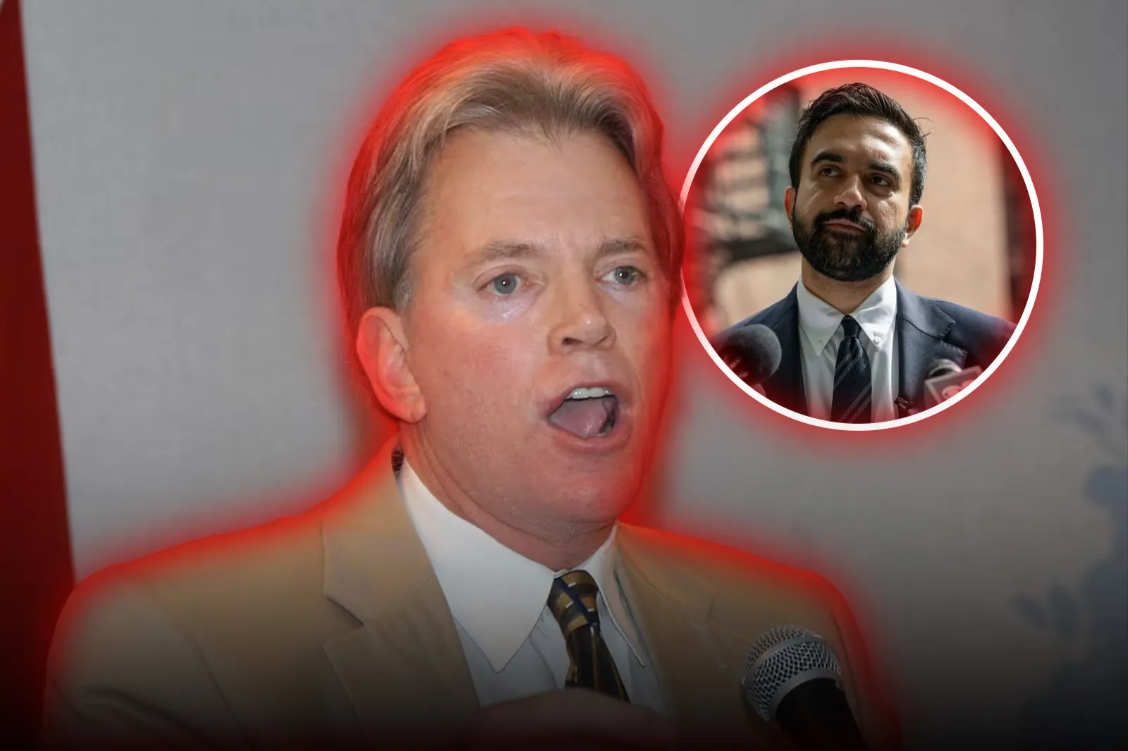 A former Ku Klux Klan leader praised a Democratic candidate from New York