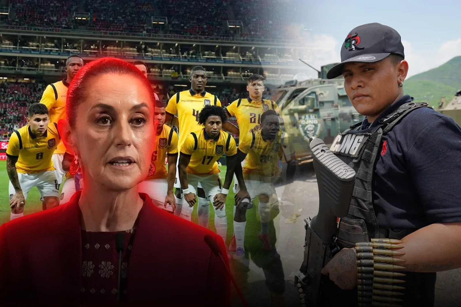 Denuncian que un cartel narco mexicano habría amenazado a la selección ecuatoriana antes de su eliminación