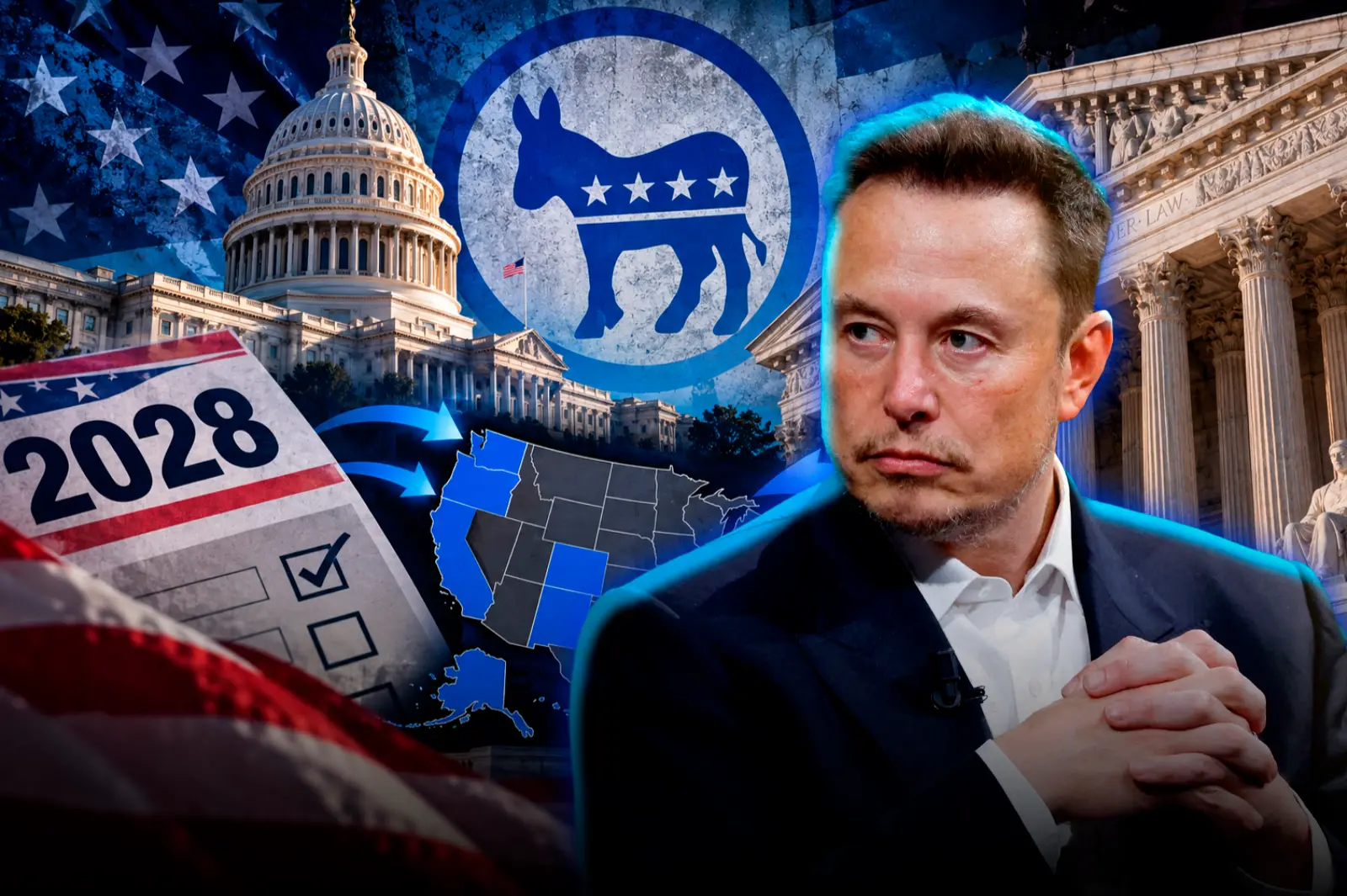 Musk warned that the Democrats will reform the Court and add new states to perpetuate themselves in power if they win in 2028