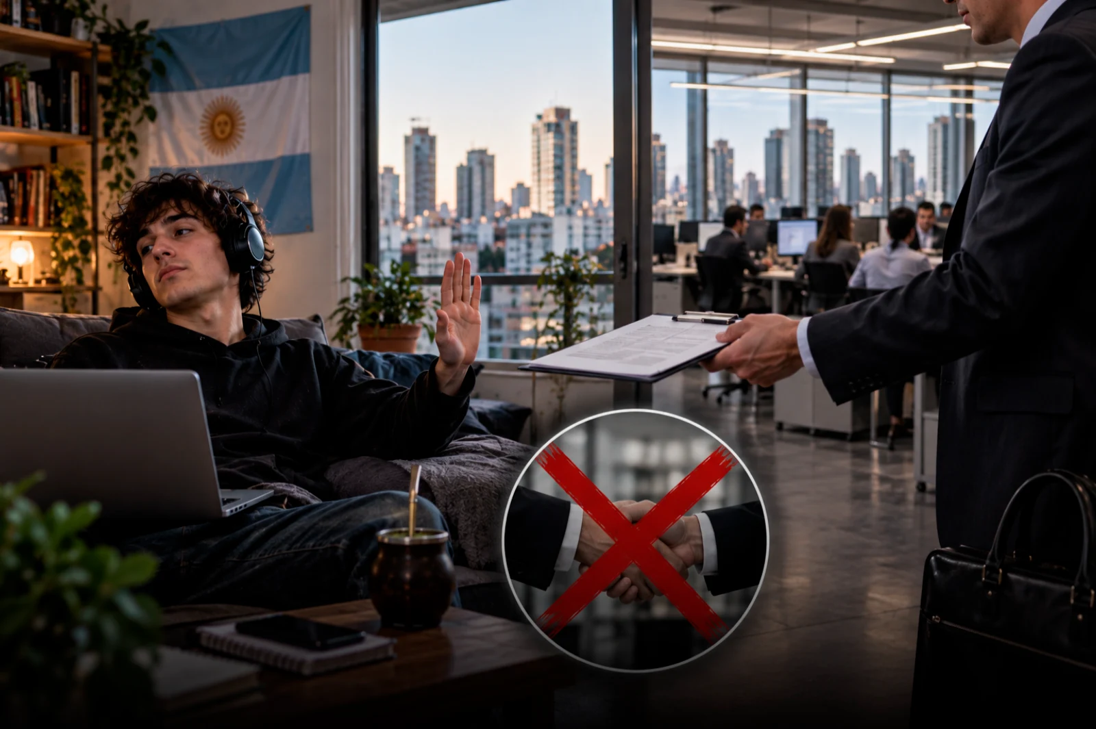 Casi la mitad de los trabajadores argentinos rechazó ofertas laborales por exigir presencialidad