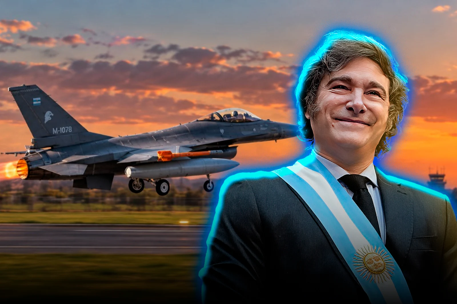 Llegaron los seis nuevos cazas F-16 de la Fuerza Aérea a la Argentina