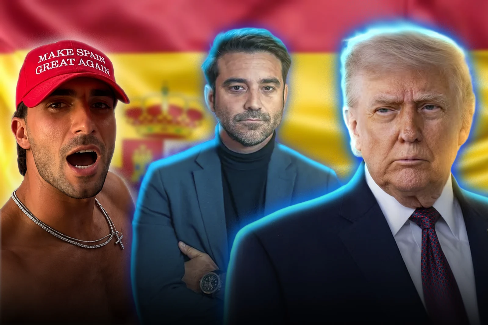 Trump backed Ferran Torres after wearing a "Make Spain Great Again" cap