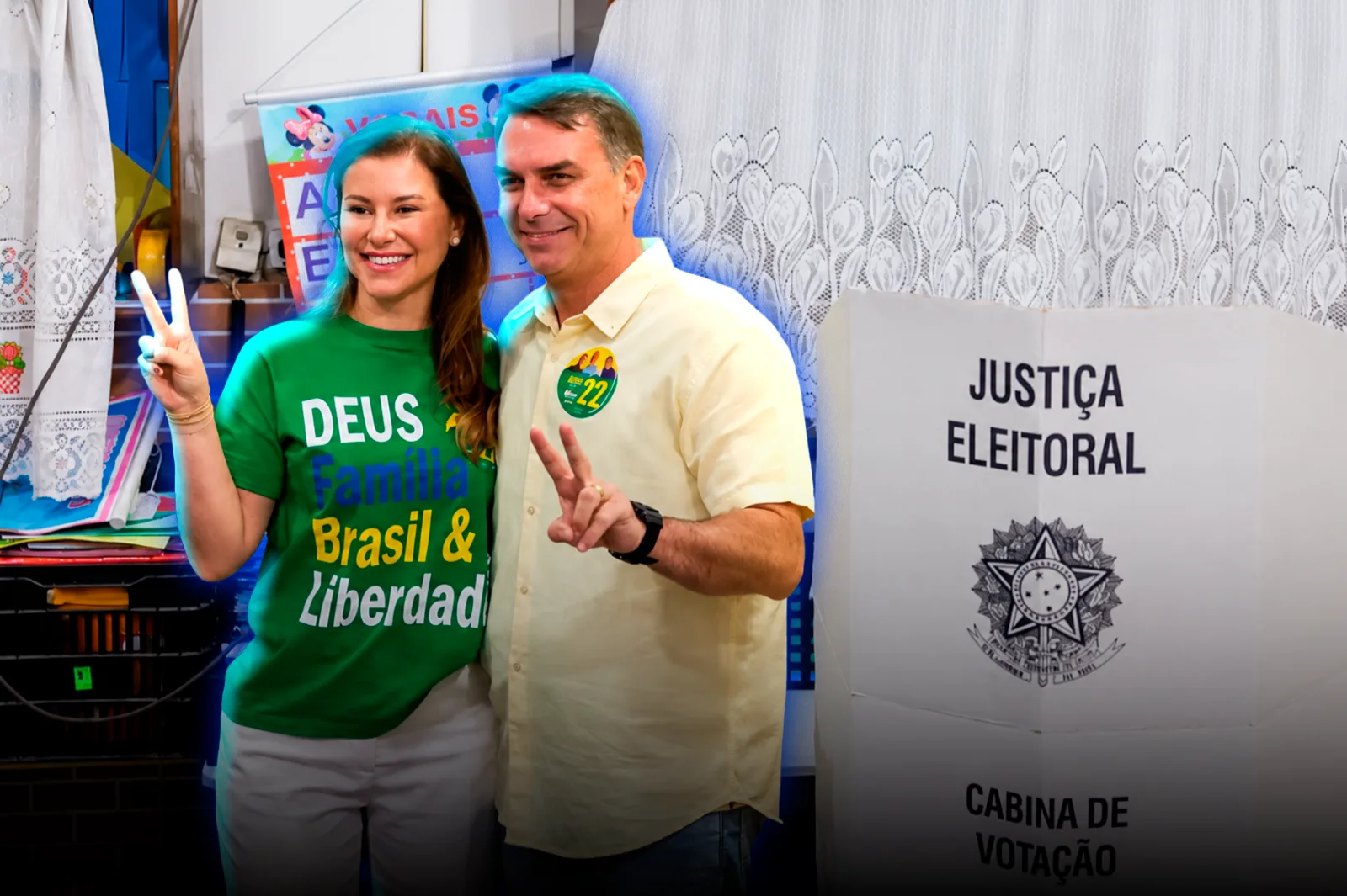 Elecciones en Brasil: Flavio Bolsonaro ya votó y le pidió al electorado que respalde el cambio