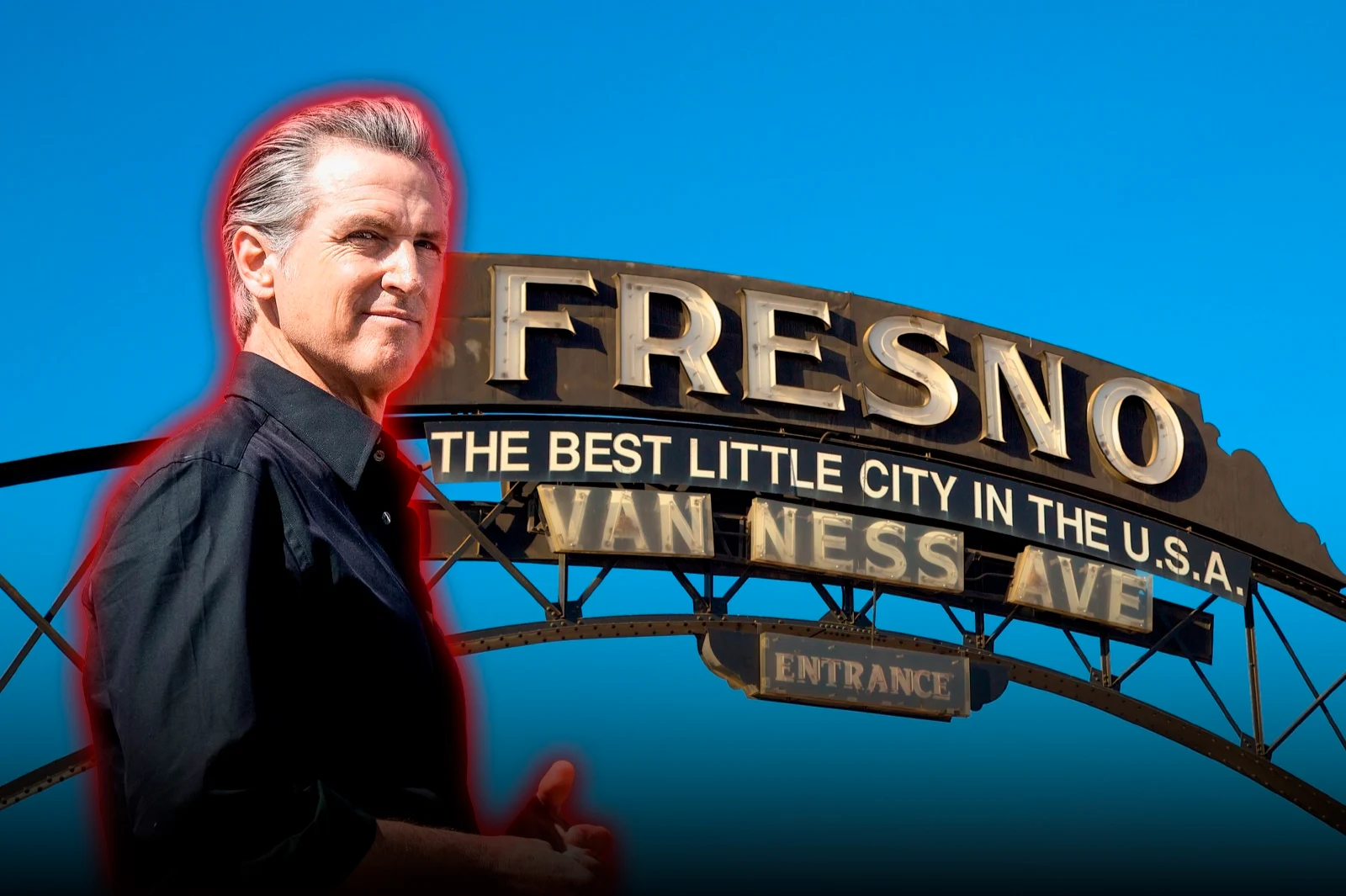 Democrat Gavin Newsom imposes a road tax in Fresno and sparks a battle for local autonomy