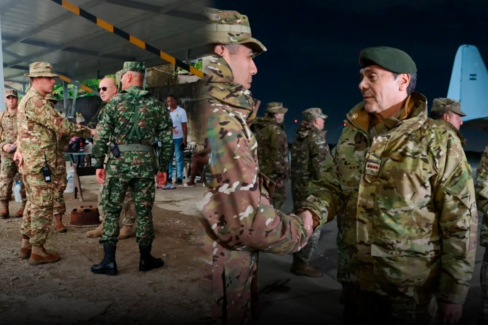 Las Fuerzas Armadas argentinas comenzaron la asistencia humanitaria en Colombia