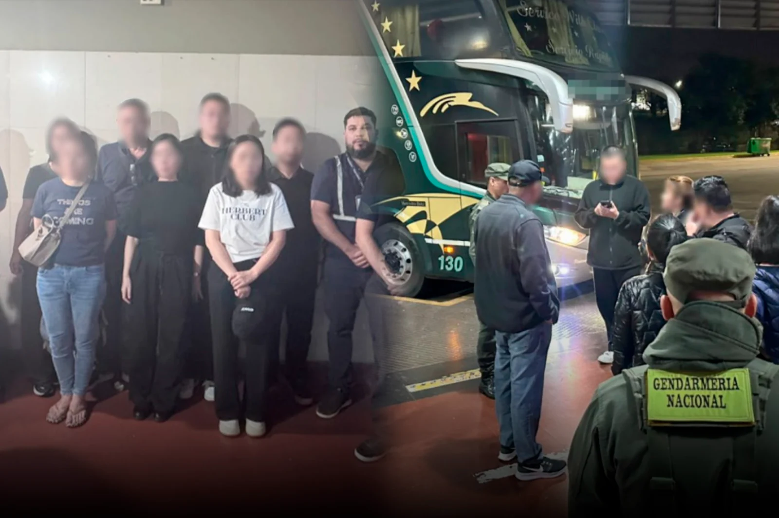 Gendarmería expulsó a nueve ciudadanos chinos que ingresaron ilegalmente desde Brasil