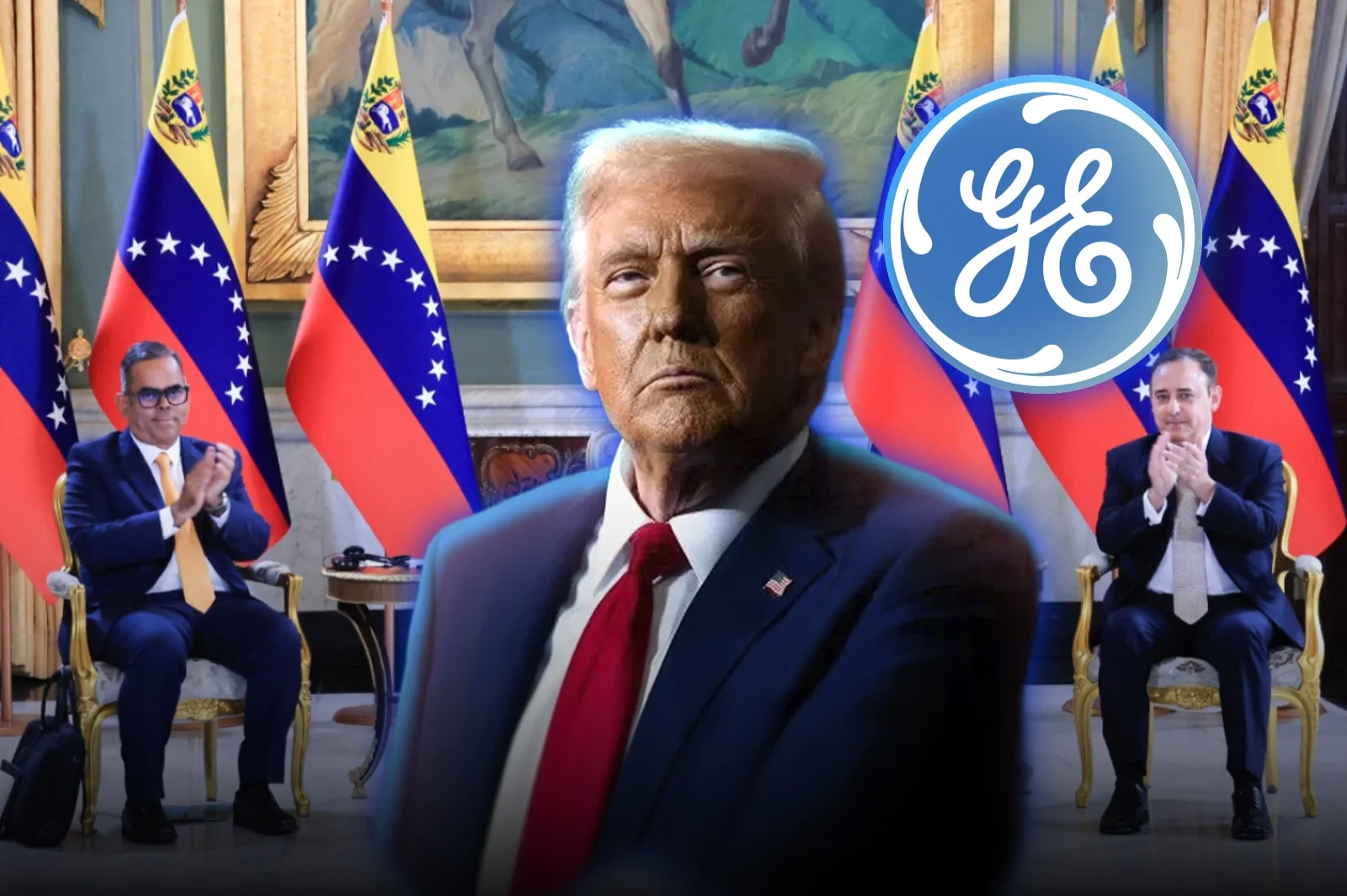 Thanks to Trump, Venezuela and General Electric signed an agreement to recover the electrical system