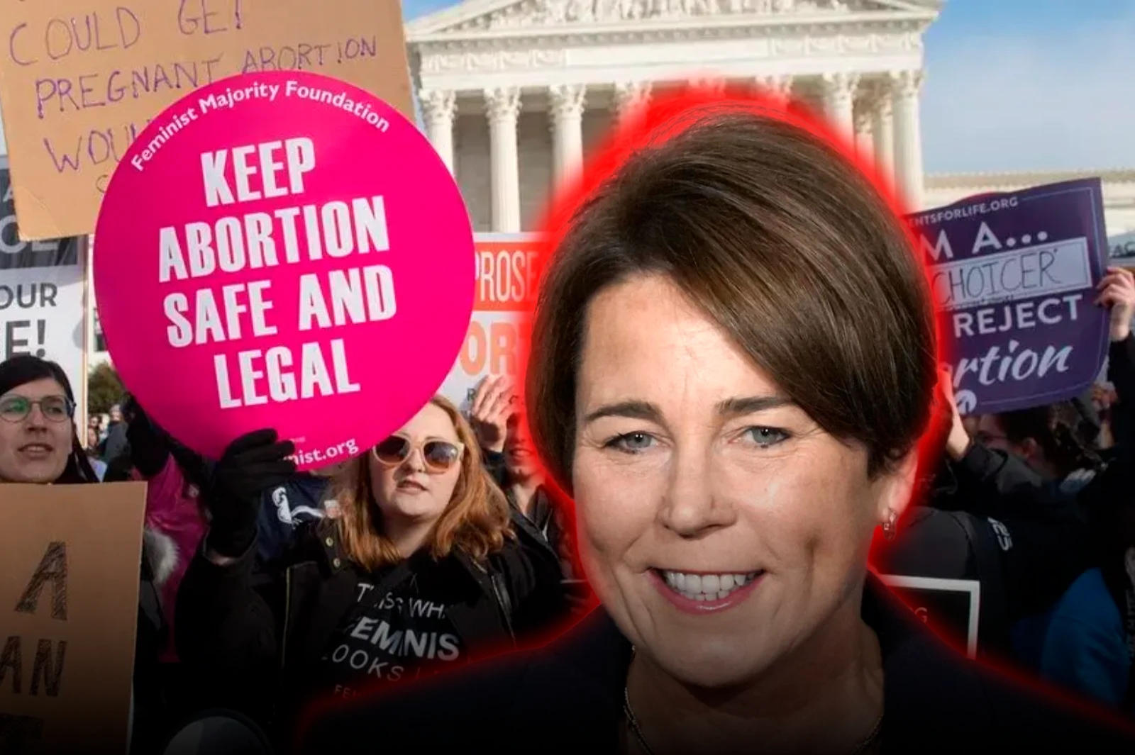 Delirium: The Democratic governor of Massachusetts signed a law allowing abortion throughout the entire pregnancy
