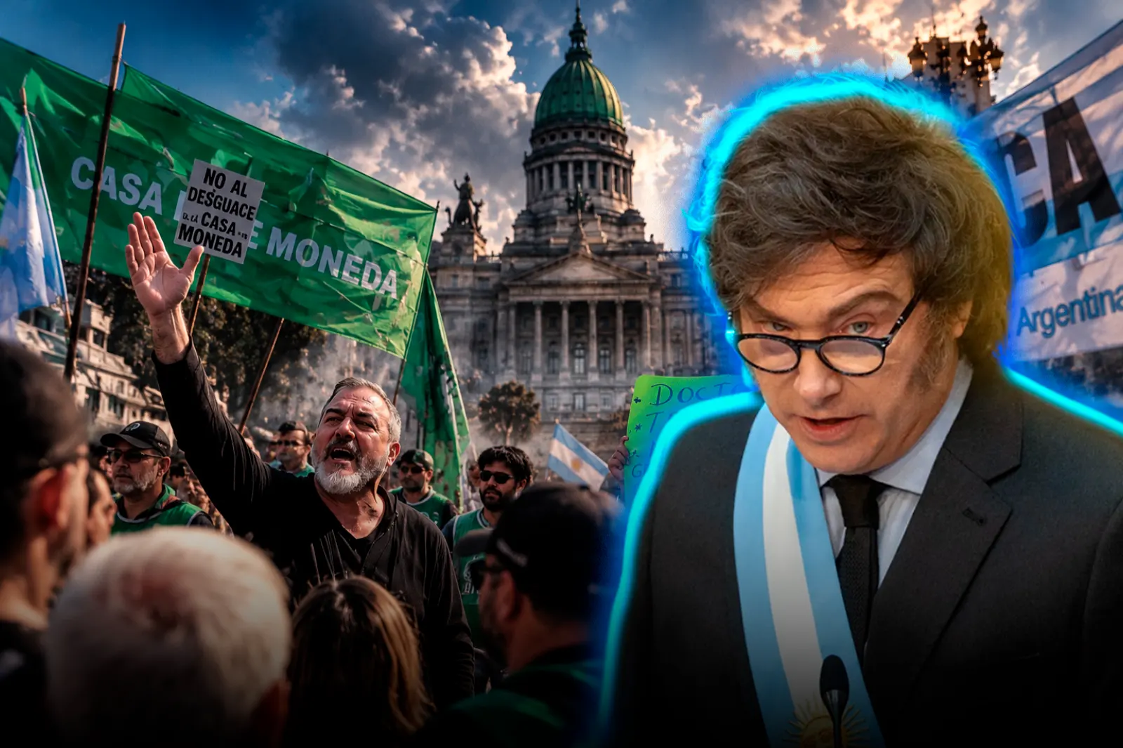 El Gobierno de Milei le descontará el día a los estatales que hayan faltado al trabajo para marchar