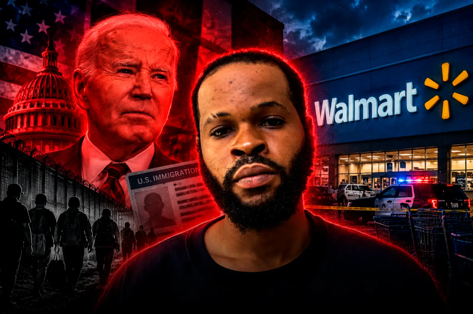 Un inmigrante haitiano acusado de asesinar a una empleada de Walmart ingresó a EEUU bajo un programa de Joe Biden