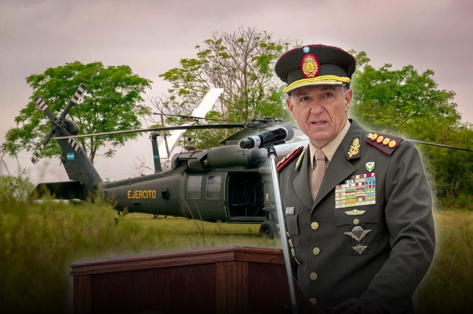 El jefe del Ejército confirmó el interés de Argentina por incorporar helicópteros UH-60 Black Hawk