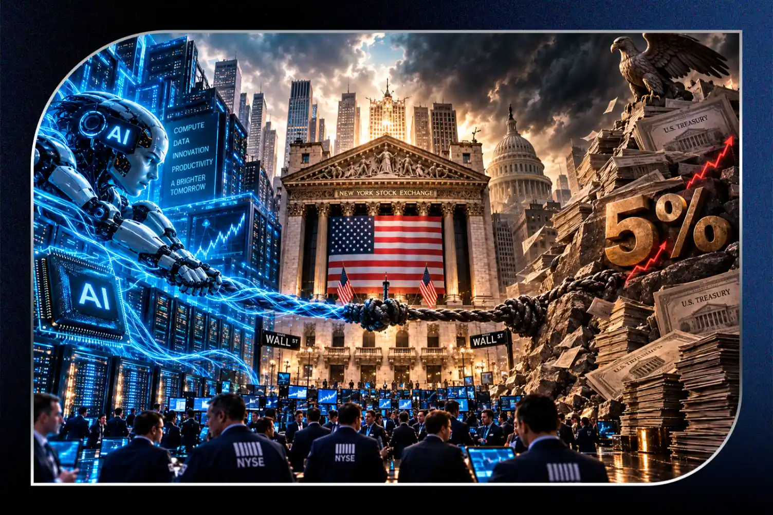 The battle that defines Wall Street: artificial intelligence against rates