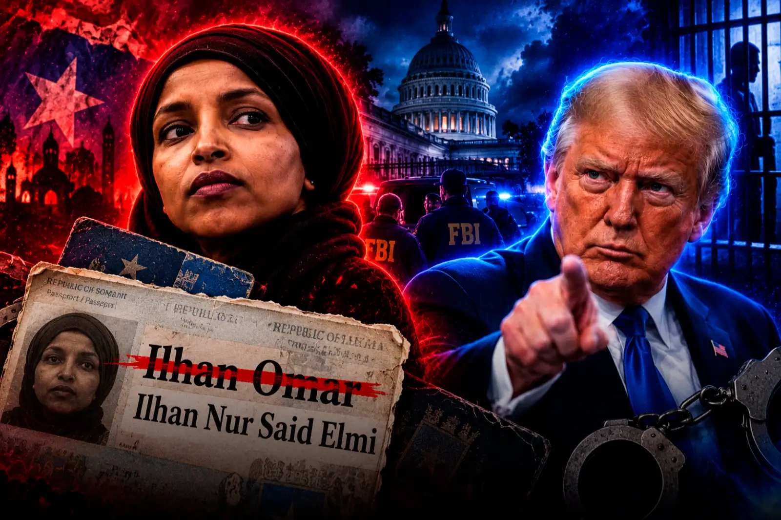 Confirmado: El verdadero nombre de Ilhan Omar es Ilhan Nur Said Elmi y Trump aseguró que podría ir presa