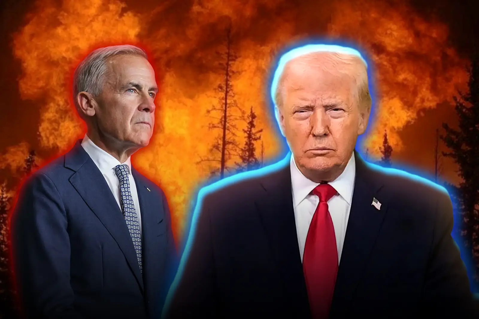 Trump threatened new tariffs on Canada due to the smoke from wildfires affecting millions of Americans