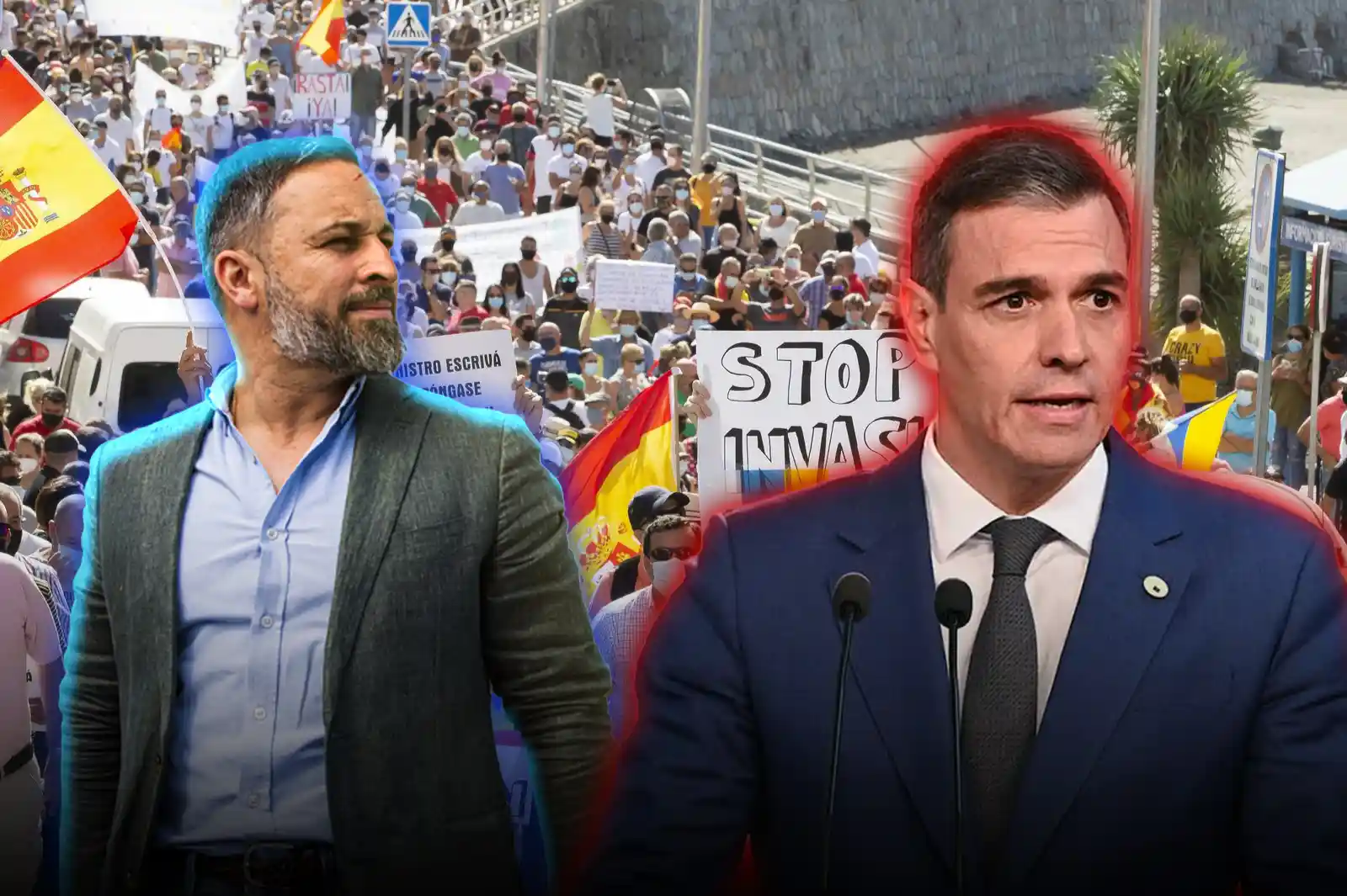 Abascal explotó contra la agenda de reemplazo poblacional que impulsa el zurdo Pedro Sánchez