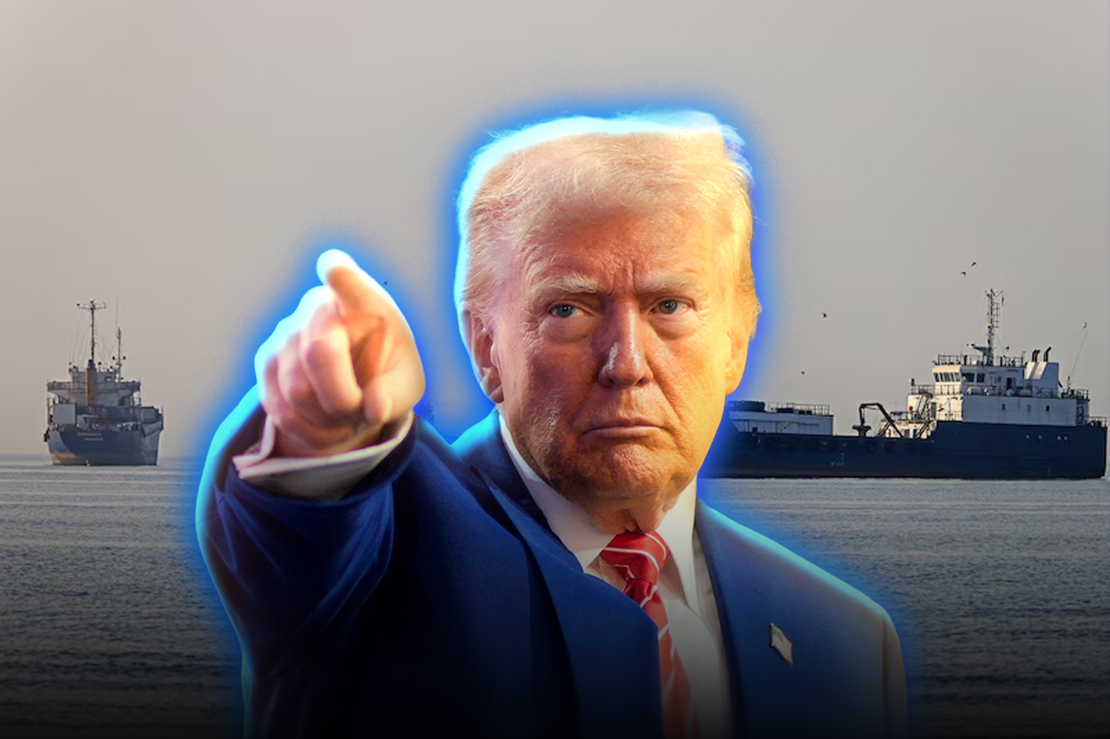 Trump denounced that Iran violated the truce after attacking a ship with drones in the strait and is considering a military response