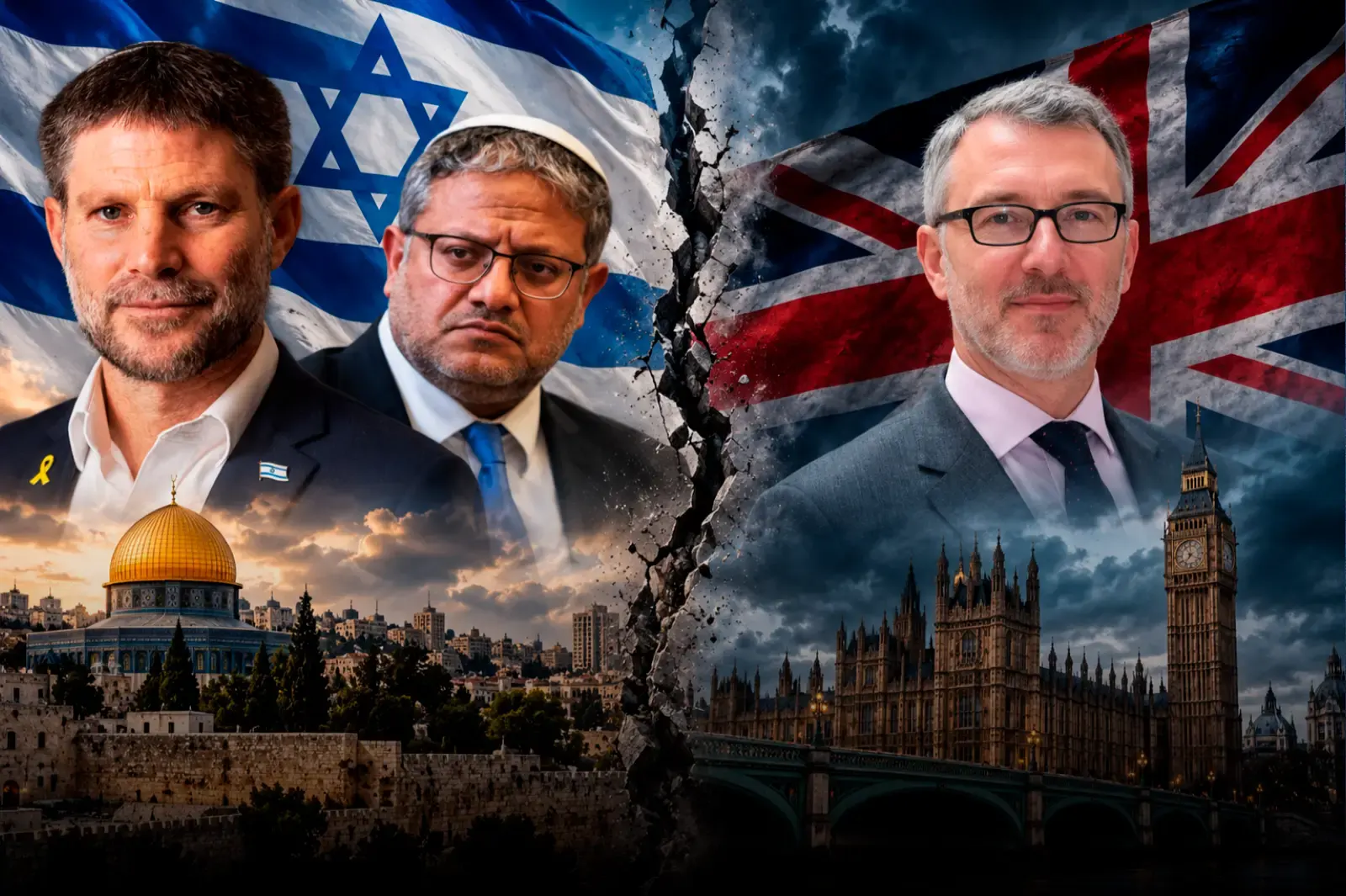 Se rompen las relaciones diplomáticas entre Israel y el Reino Unido.