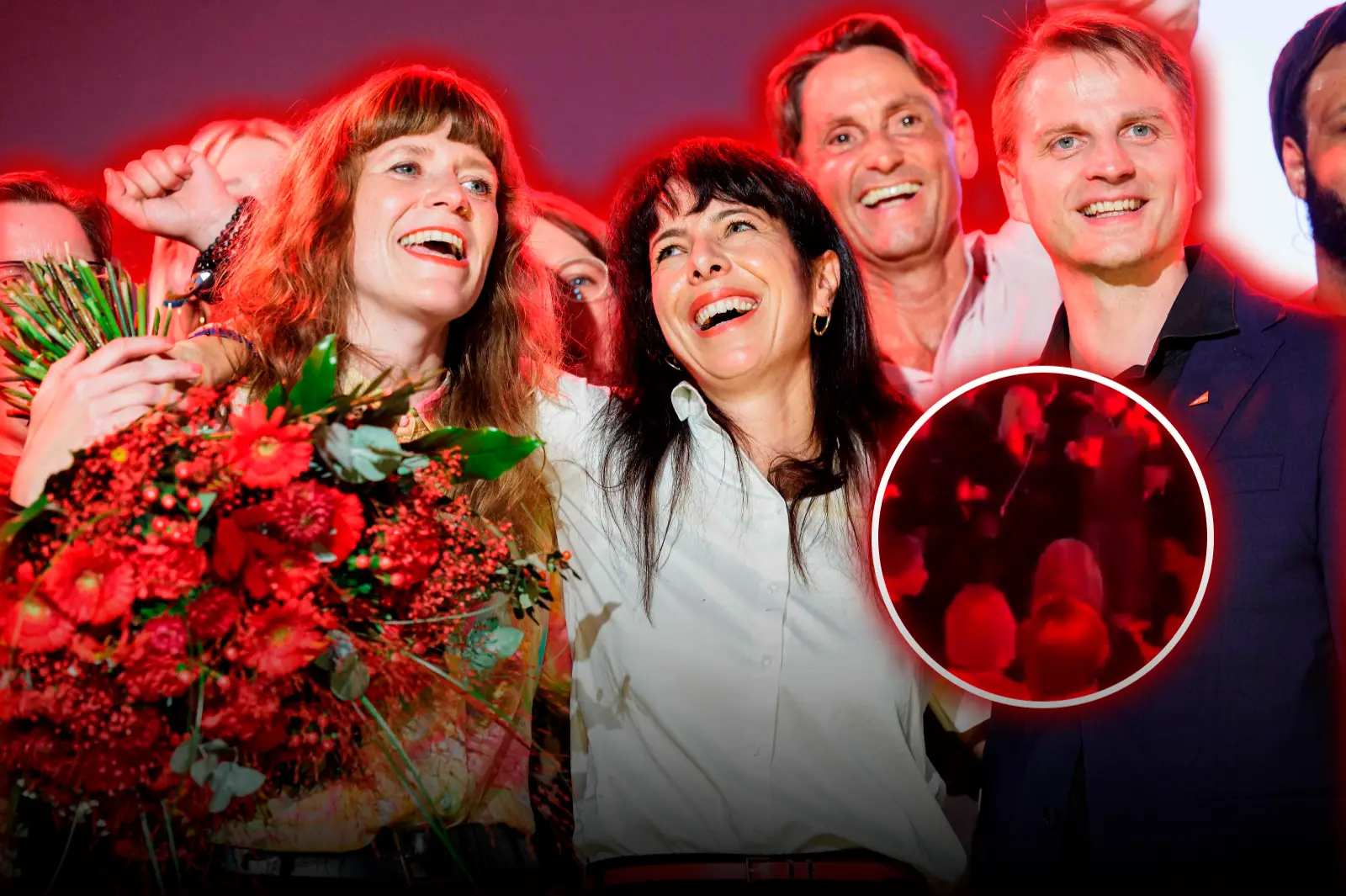 La extrema izquierda celebró su victoria electoral en Berlín bailando música árabe