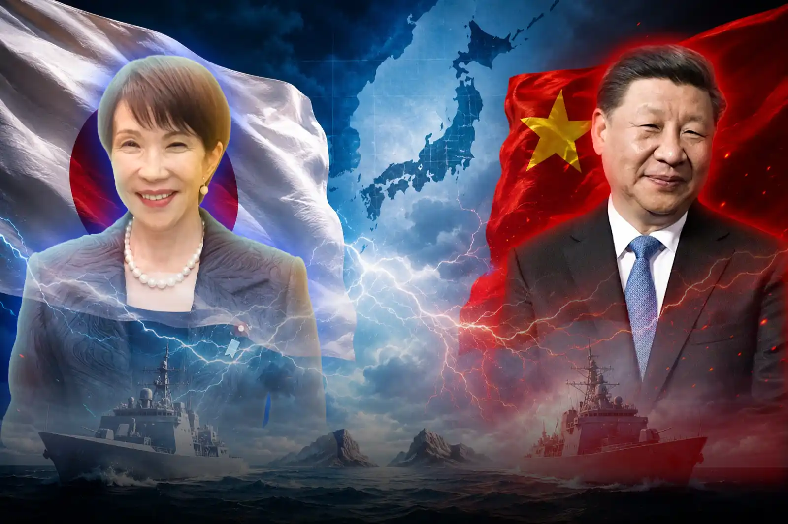 China y Japón se enfrentaron en el Indo-Pacífico por una histórica disputa territorial