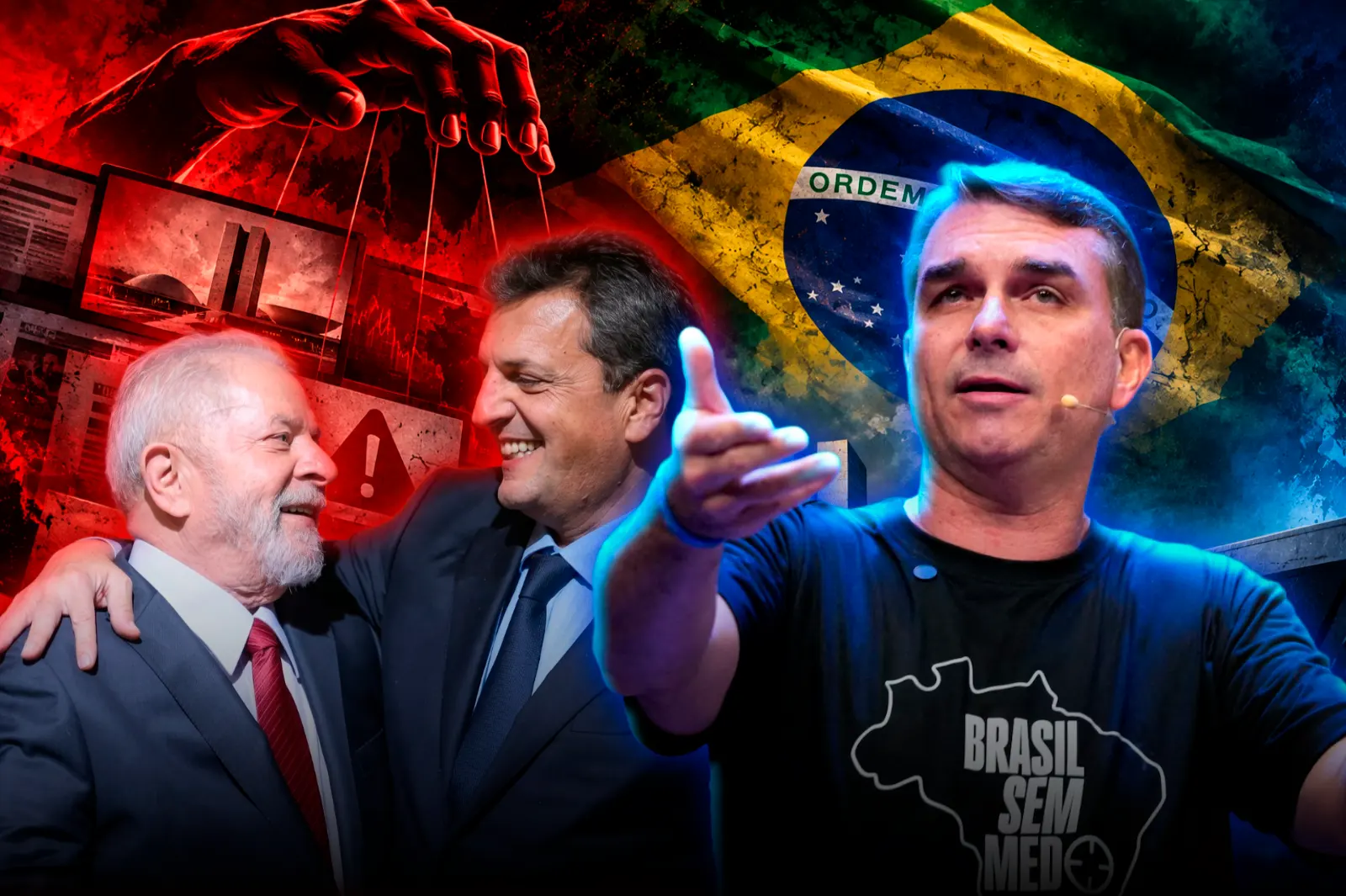 Lula prepara una "campaña del miedo" contra Flavio Bolsonaro de cara al balotaje en Brasil