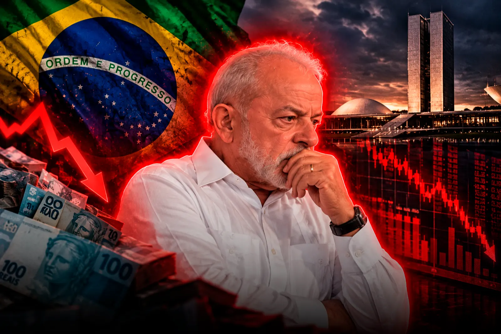 Lula da Silva anunció que designará centristas "pro-mercado" tras el crash económico y el "plan platita"