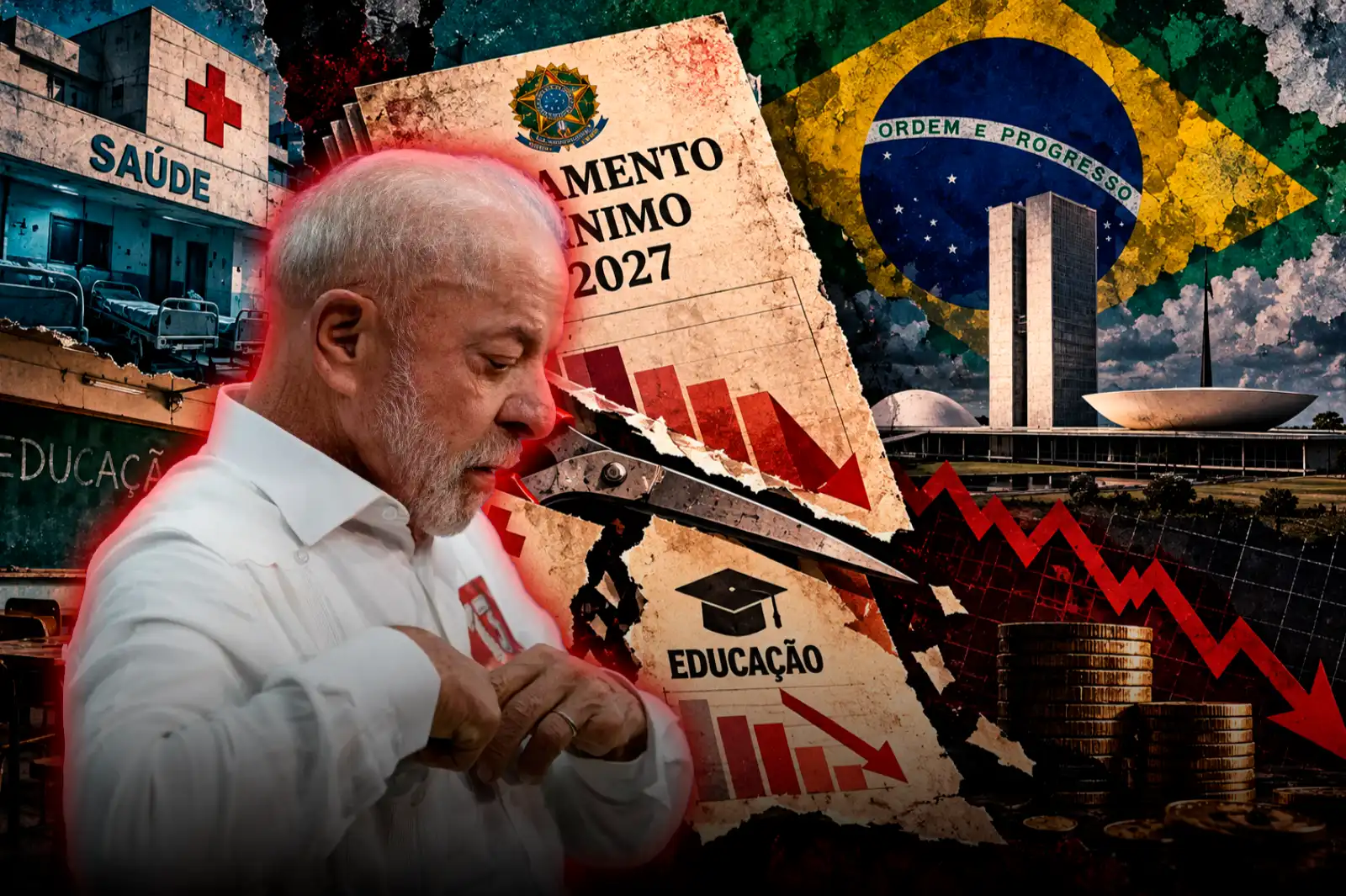 Lula da Silva recortó fondos para salud y educación en Brasil y redujo el presupuesto para 2027
