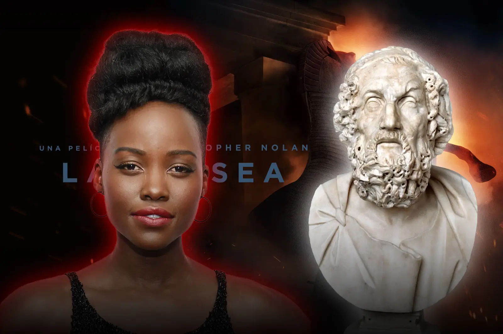 La Odisea Woke: Lupita Nyong'o atacó a Homero por no darle atención a personajes femeninos en su obra clásica