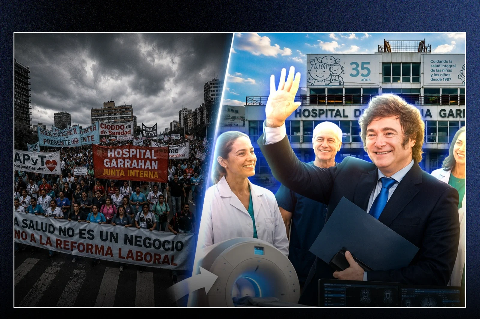 Los héroes del Hospital Garrahan