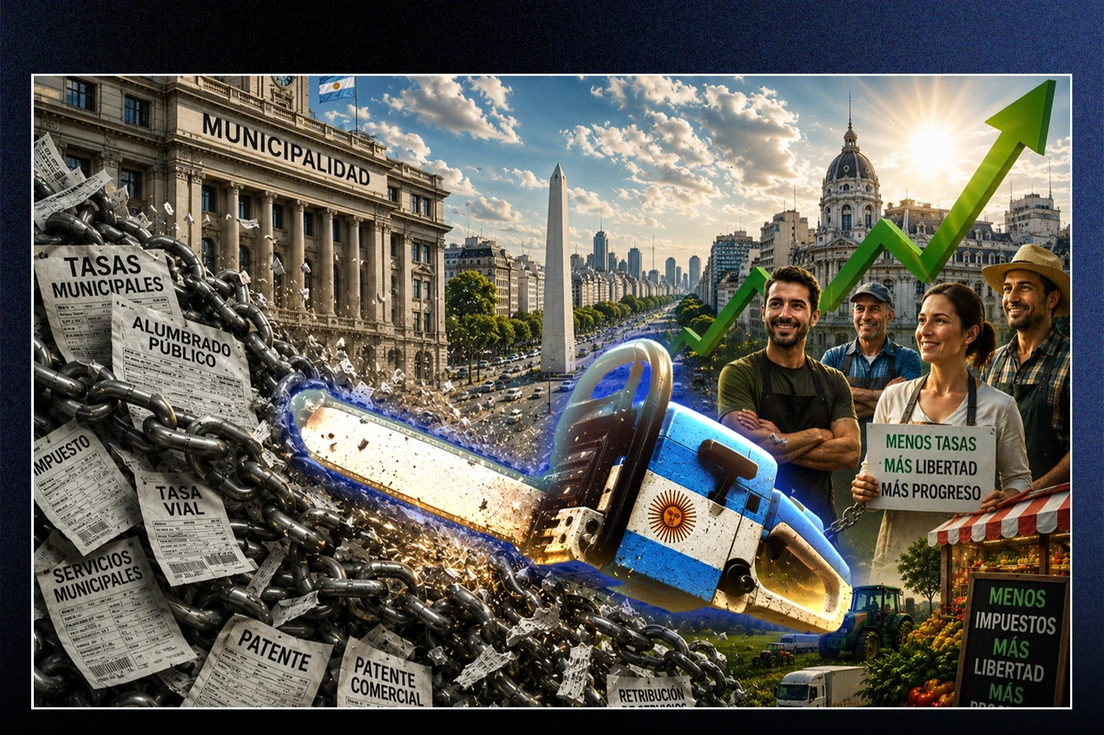 Tasas, libertades y progreso: la Ley Marco