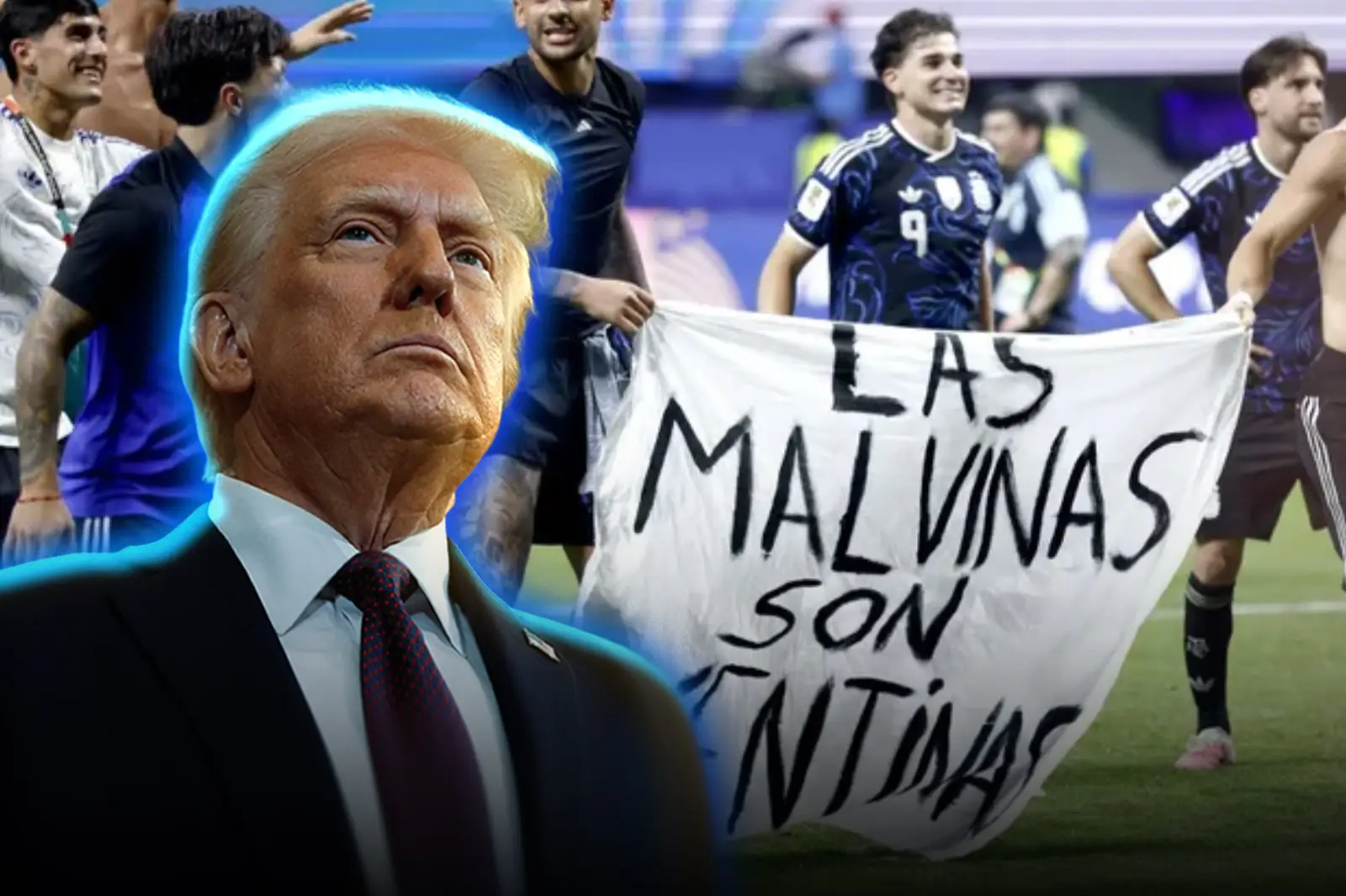 El Gobierno de Trump respaldó el reclamo de la Selección por las Islas Malvinas