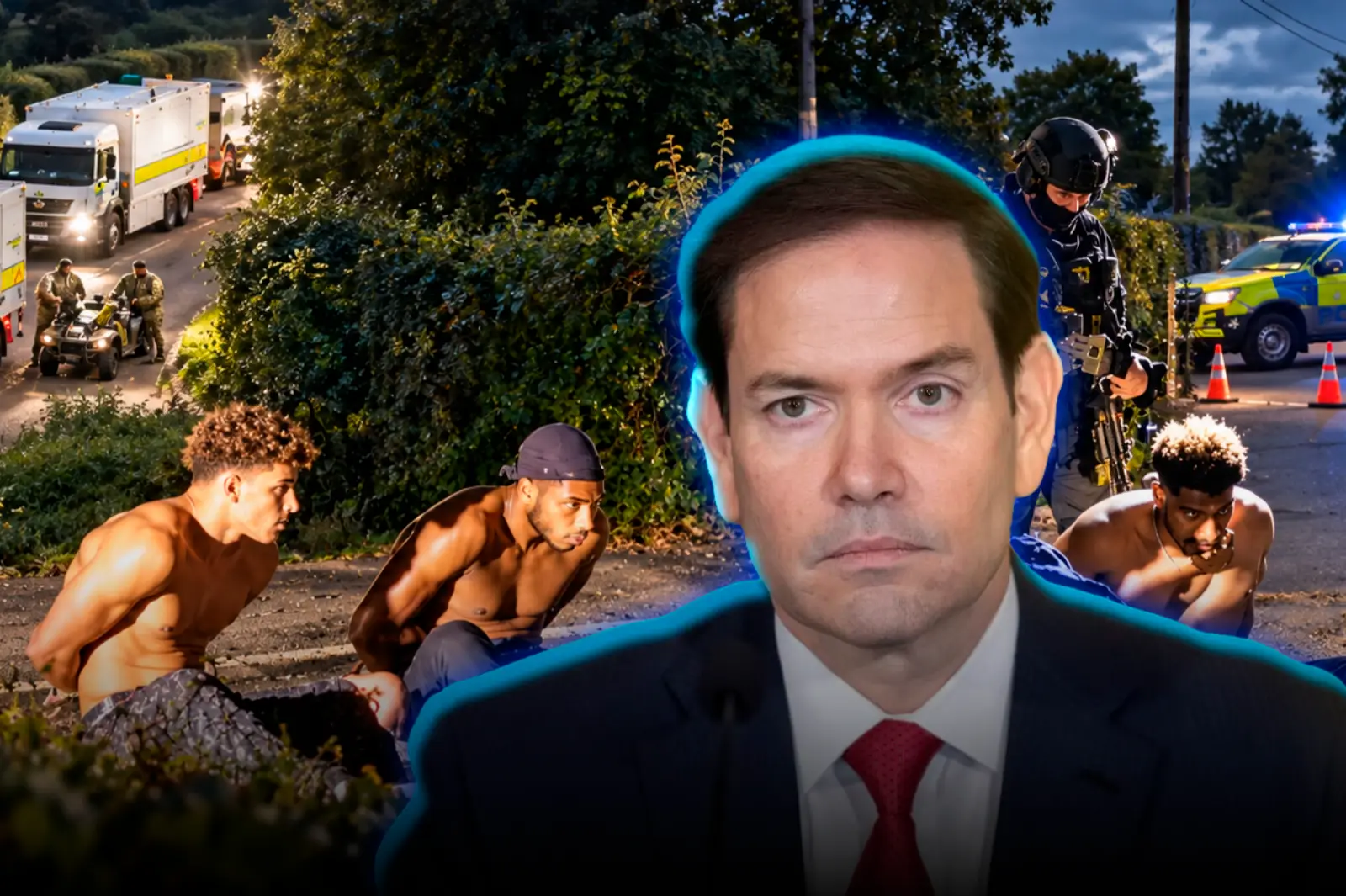 Rubio advirtió que el ataque a una base de EEUU en Reino Unido involucró a un actor extranjero