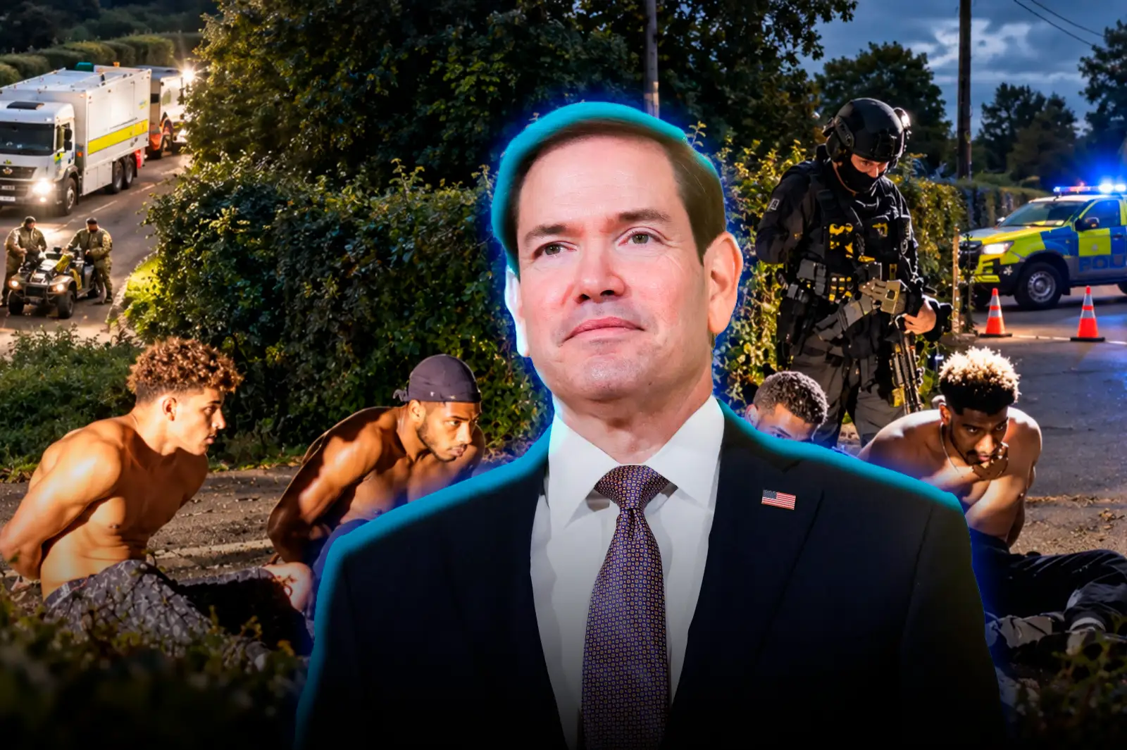 Rubio advirtió que el ataque a una base de EEUU en Reino Unido involucró a un actor extranjero